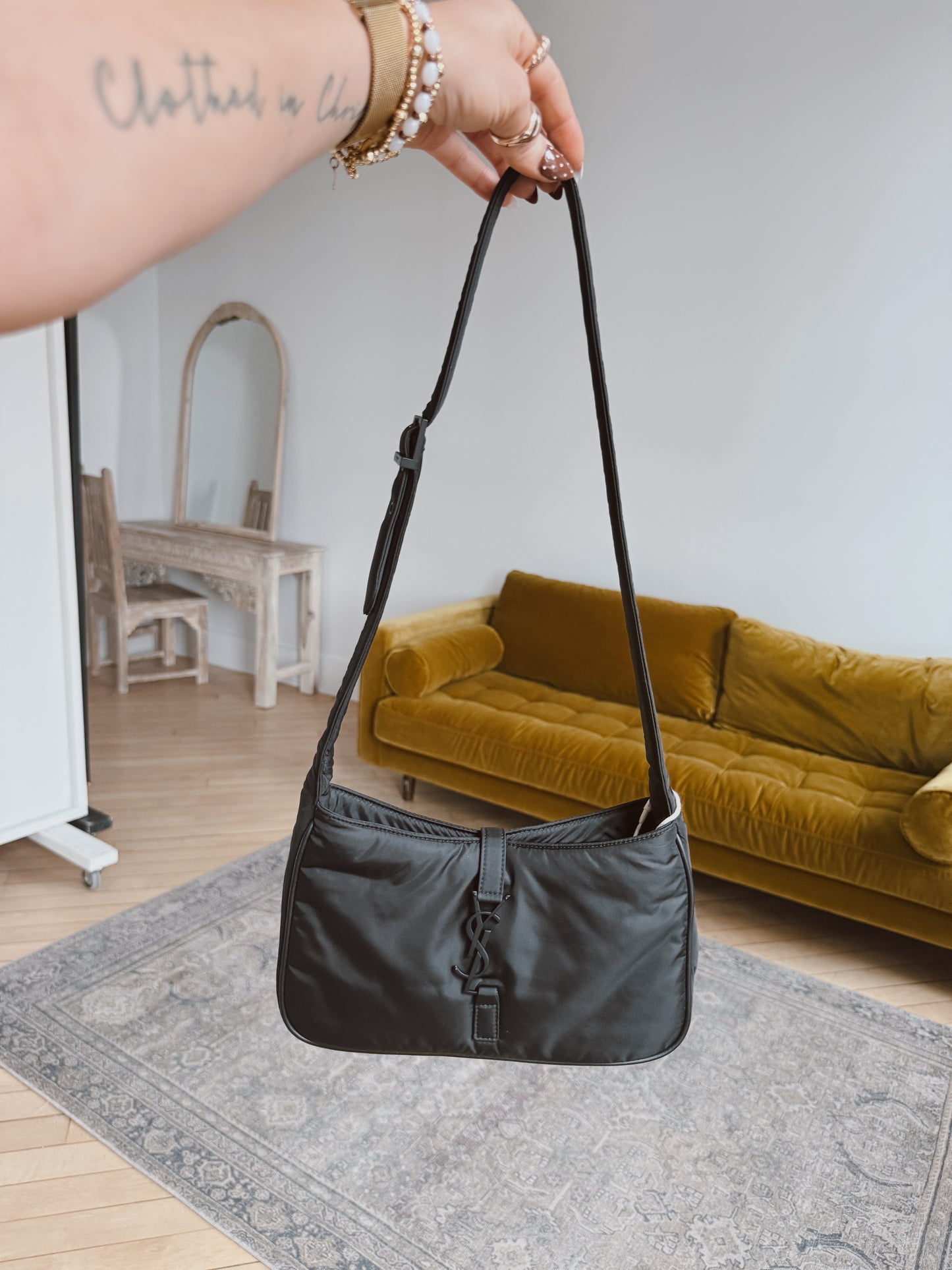 YSL Le 5 a 7 Hobo Nylon