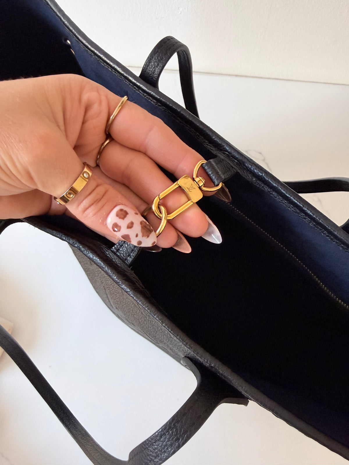 Louis Vuitton Neverfull Monogram Empreinte Leather MM