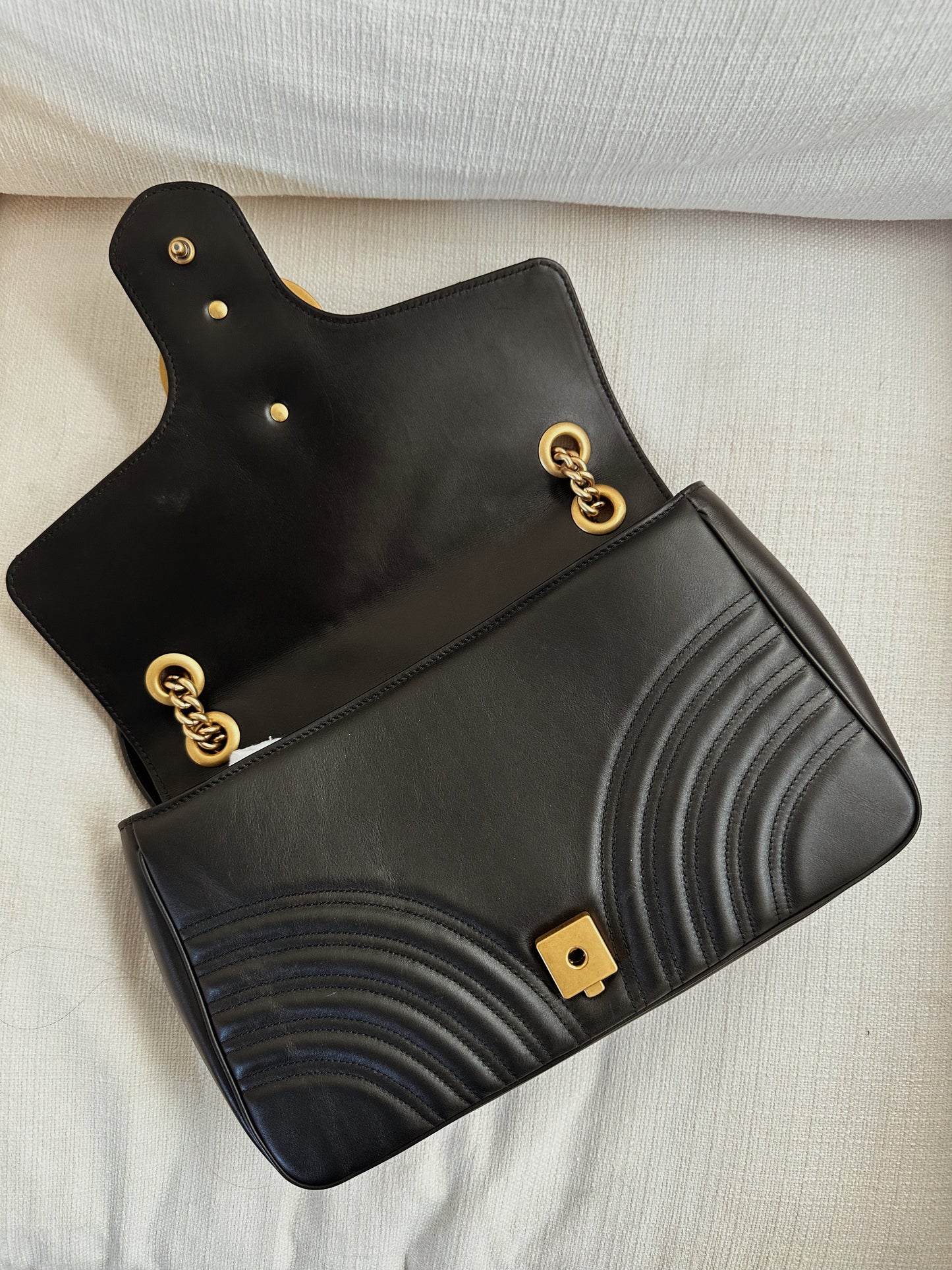 Gucci Black Marmont Flap