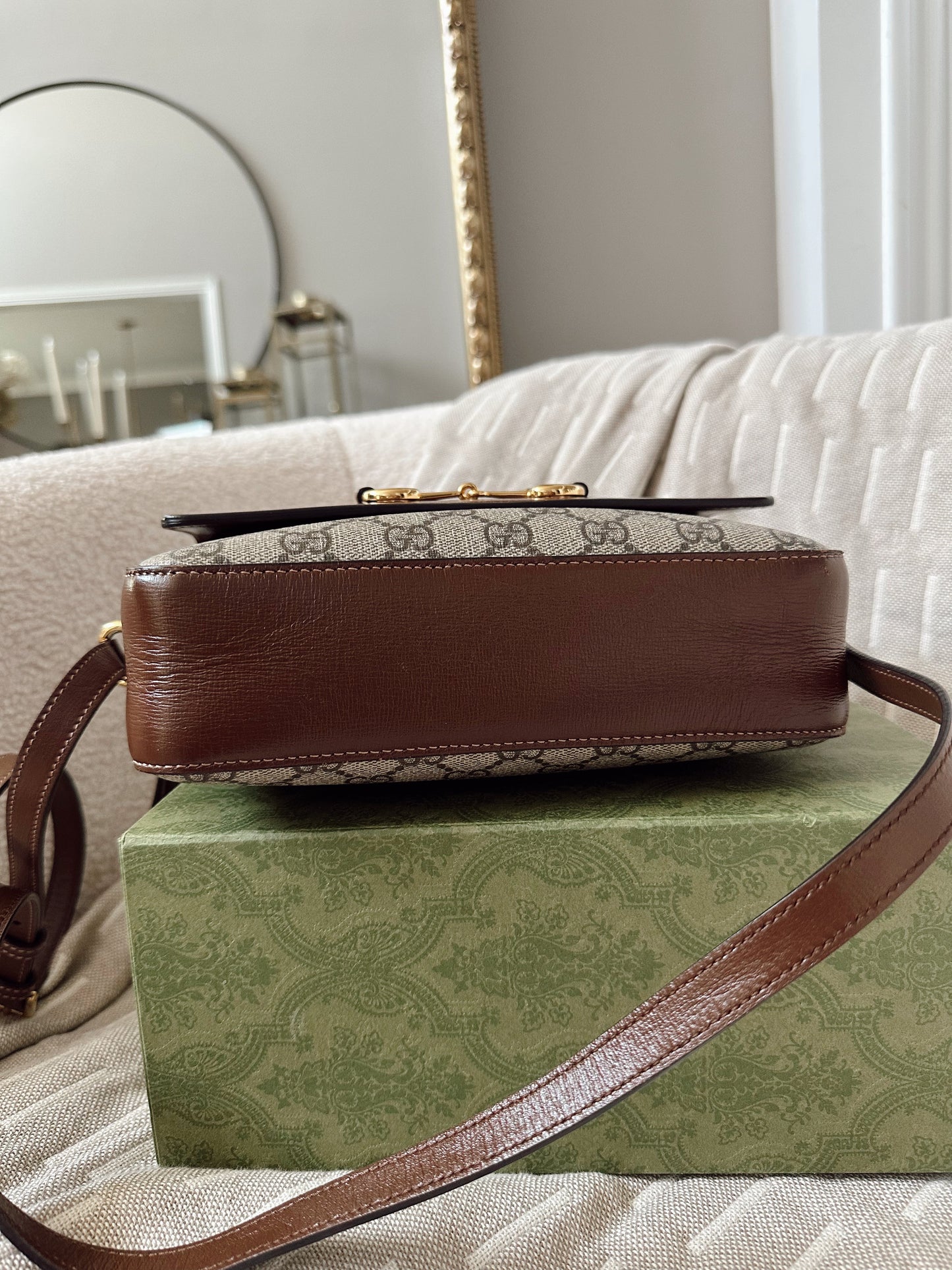 GUCCI Horsebit 1955 Shoulder Bag