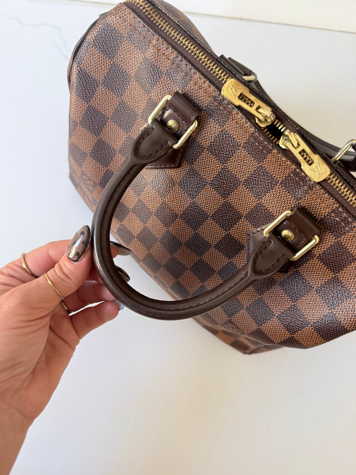 Louis Vuitton Speedy Bandoulière 25 Damier Ebene