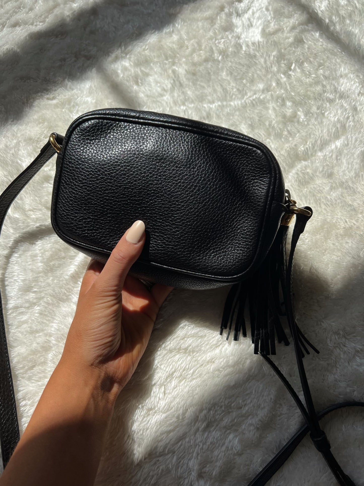 Mini Gucci Black Soho Disco Bag