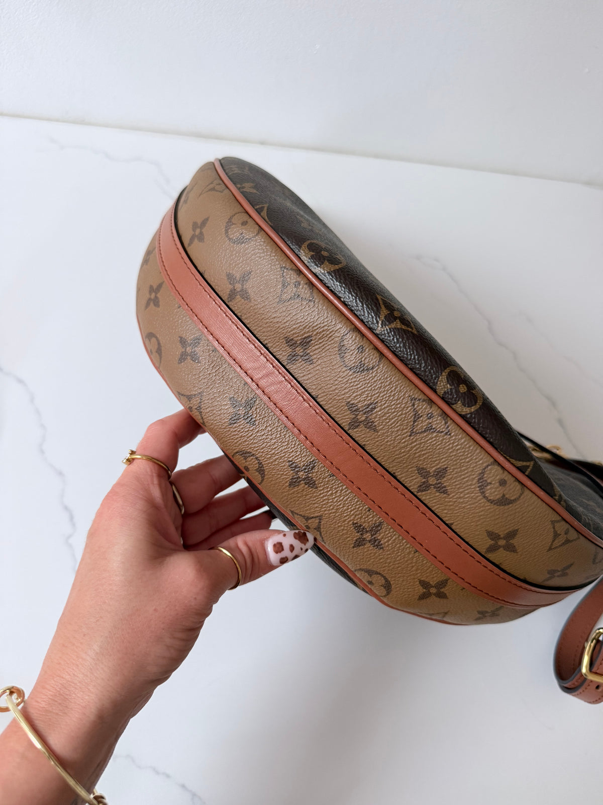 Louis Vuitton Loop Hobo Reverse Monogram Canvas