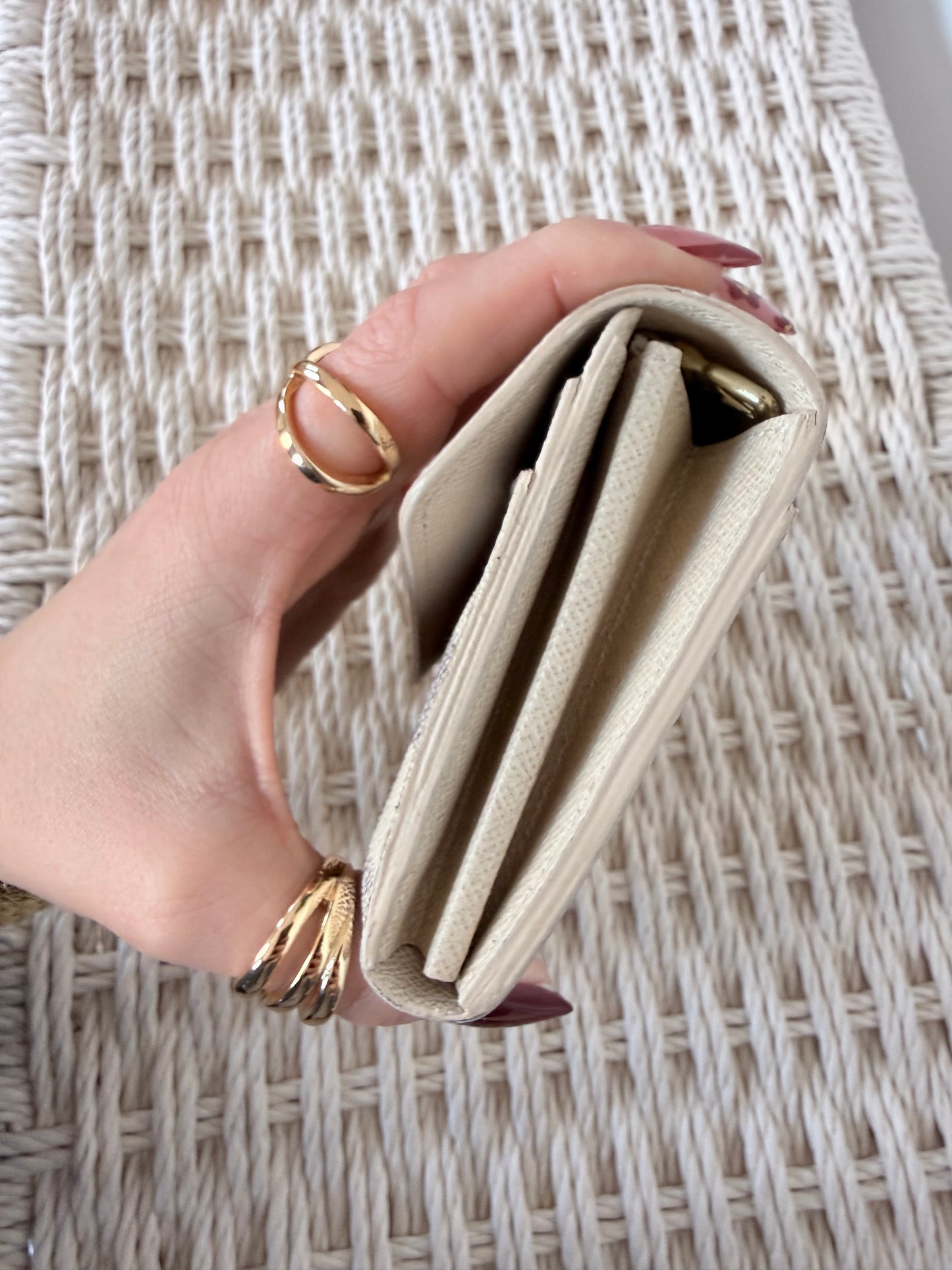 Louis Vuitton Sarah Wallet Damier Azur