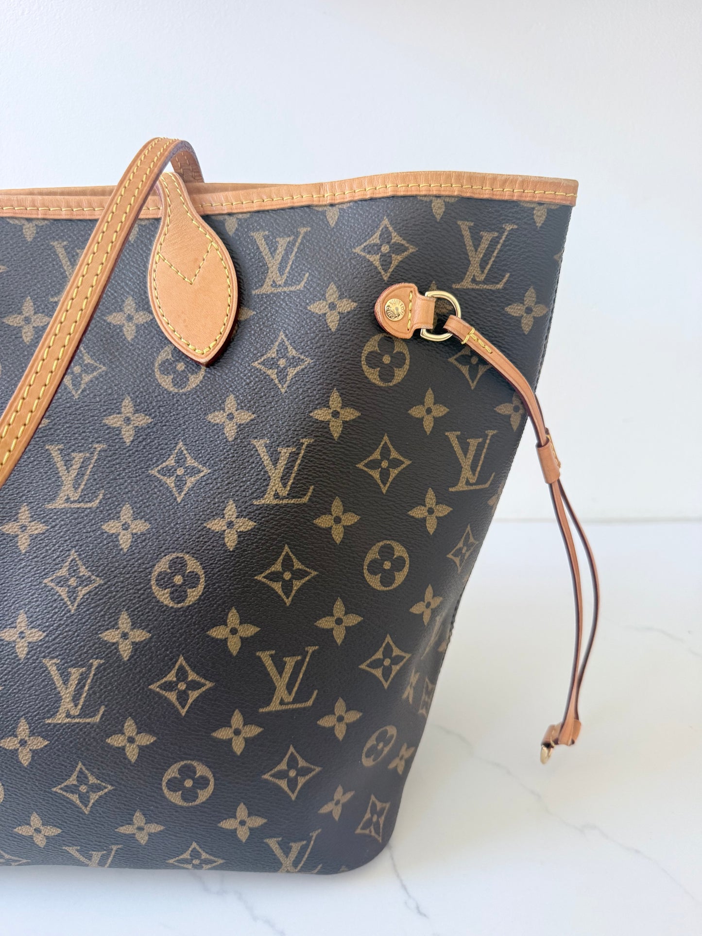 Louis Vuitton Neverfull MM iMonogram Rose Ballerine