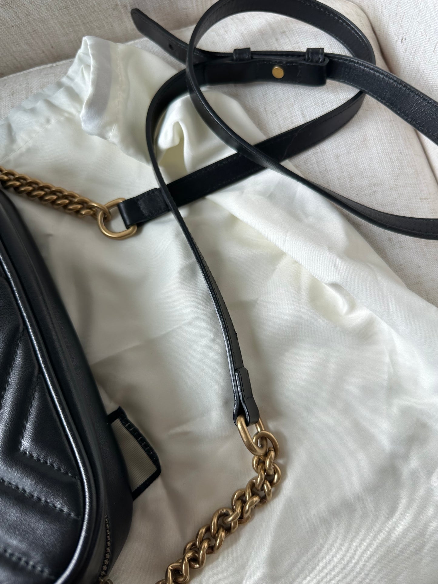 Gucci Marmont Camera Bag Black