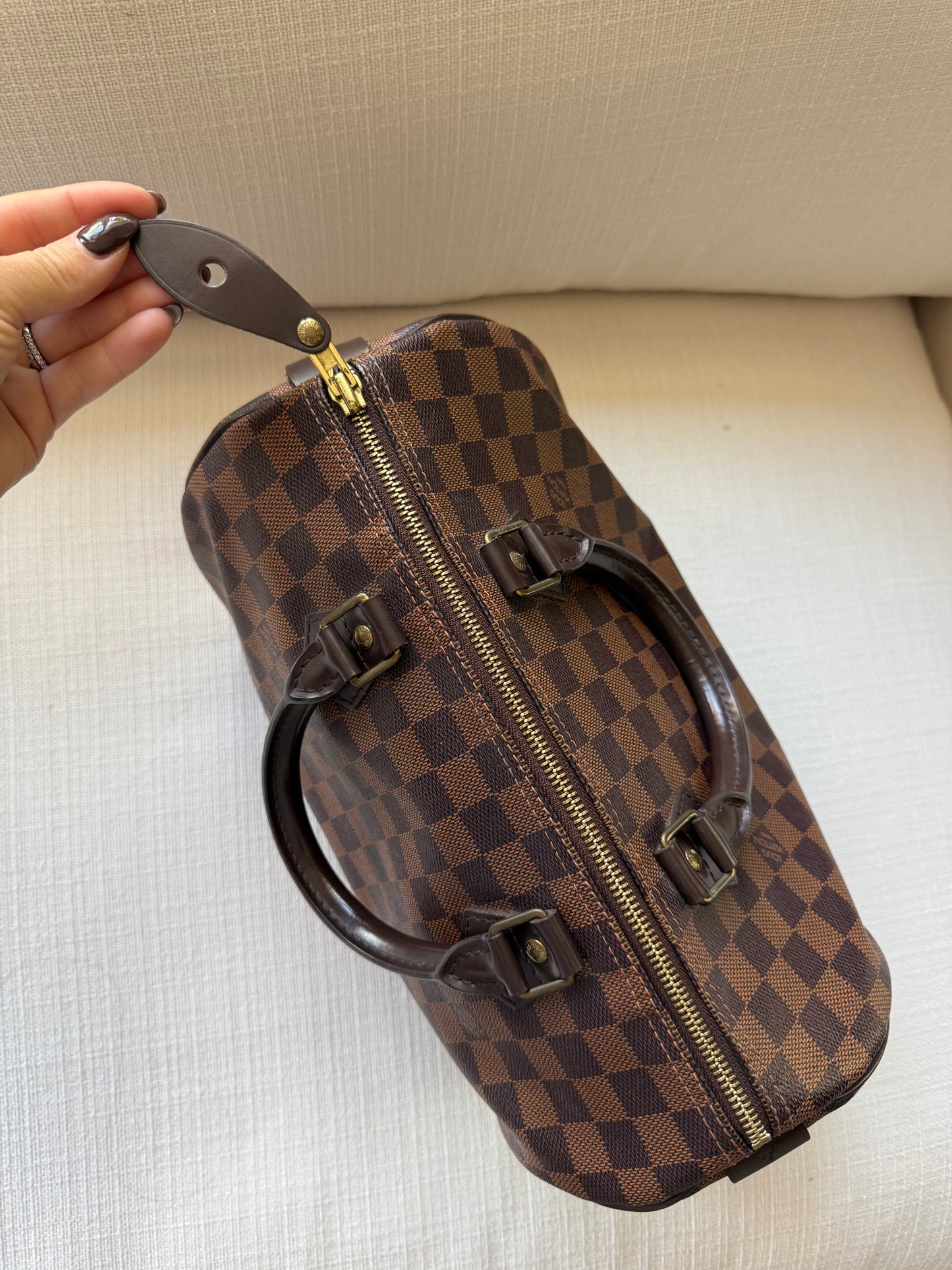 Louis Vuitton Speedy 30 Damier Ebene