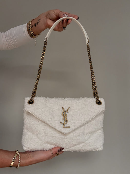 YSL Loulou Bouclé Tweed
Shoulder Bag