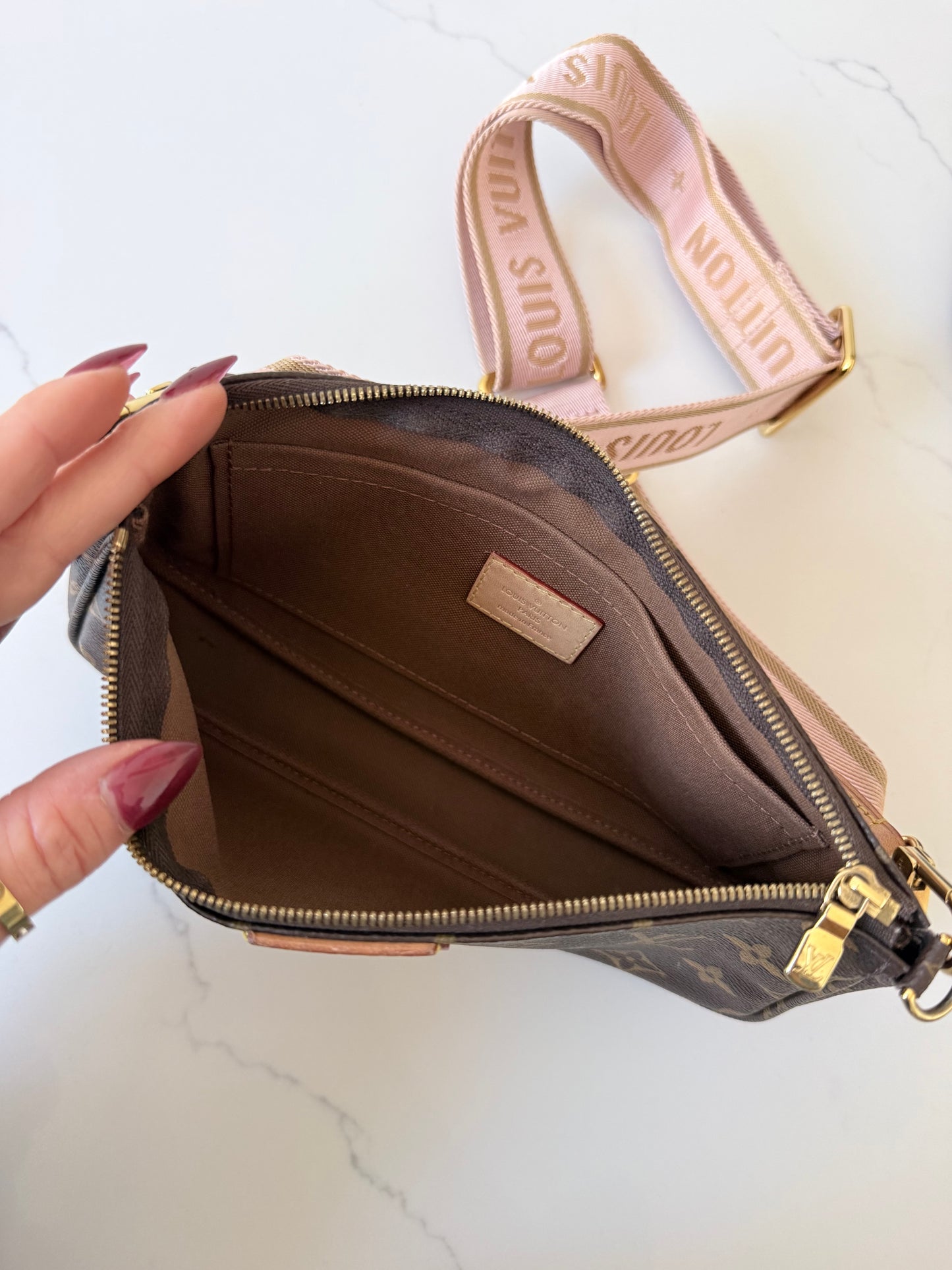Louis Vuitton Multi Pochette Accessoires Ballerine Pink