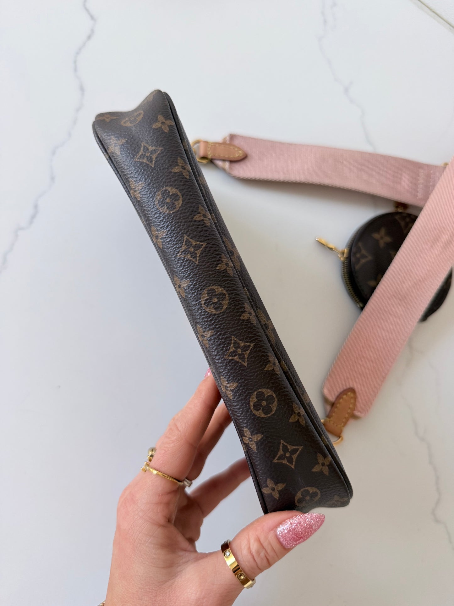 Louis Vuitton Multi Pochette Accessoires Ballerine Pink