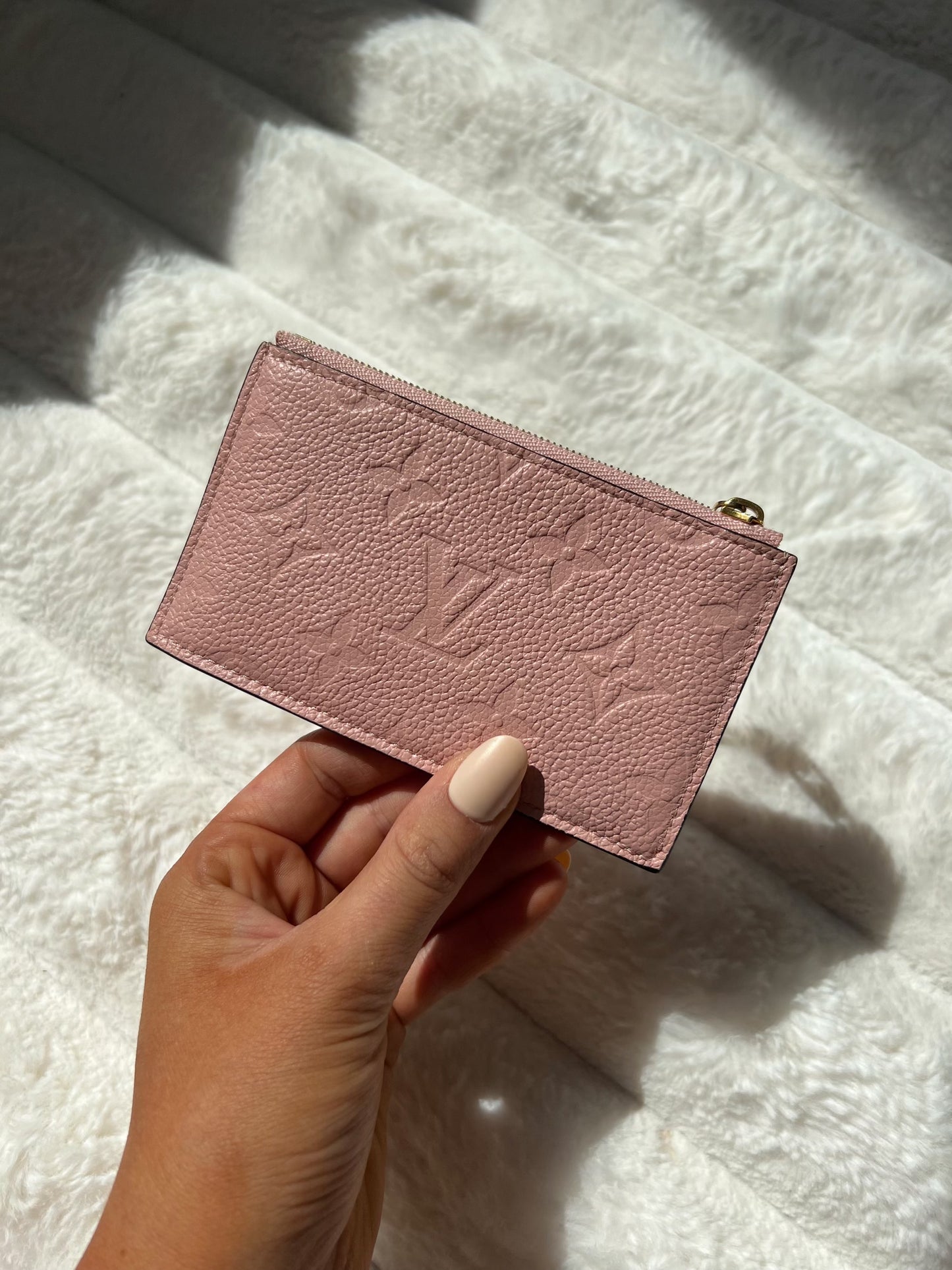 Louis Vuitton Rose Ballerine Card Holder