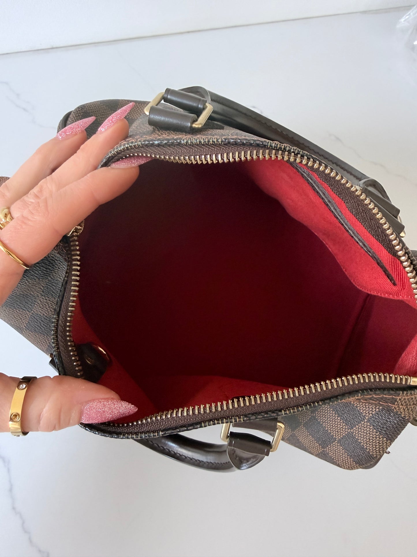 Louis Vuitton Speedy 25 Damier Ebene