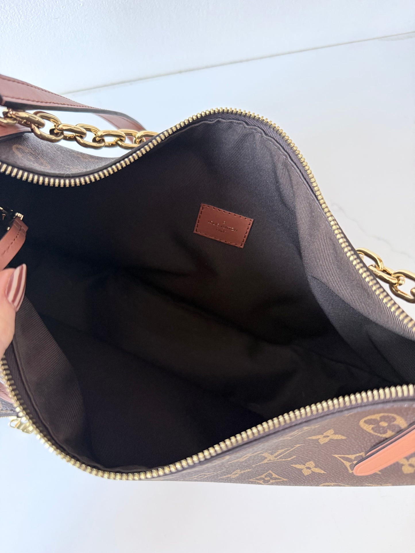 Louis Vuitton Loop Hobo Reverse Monogram Canvas