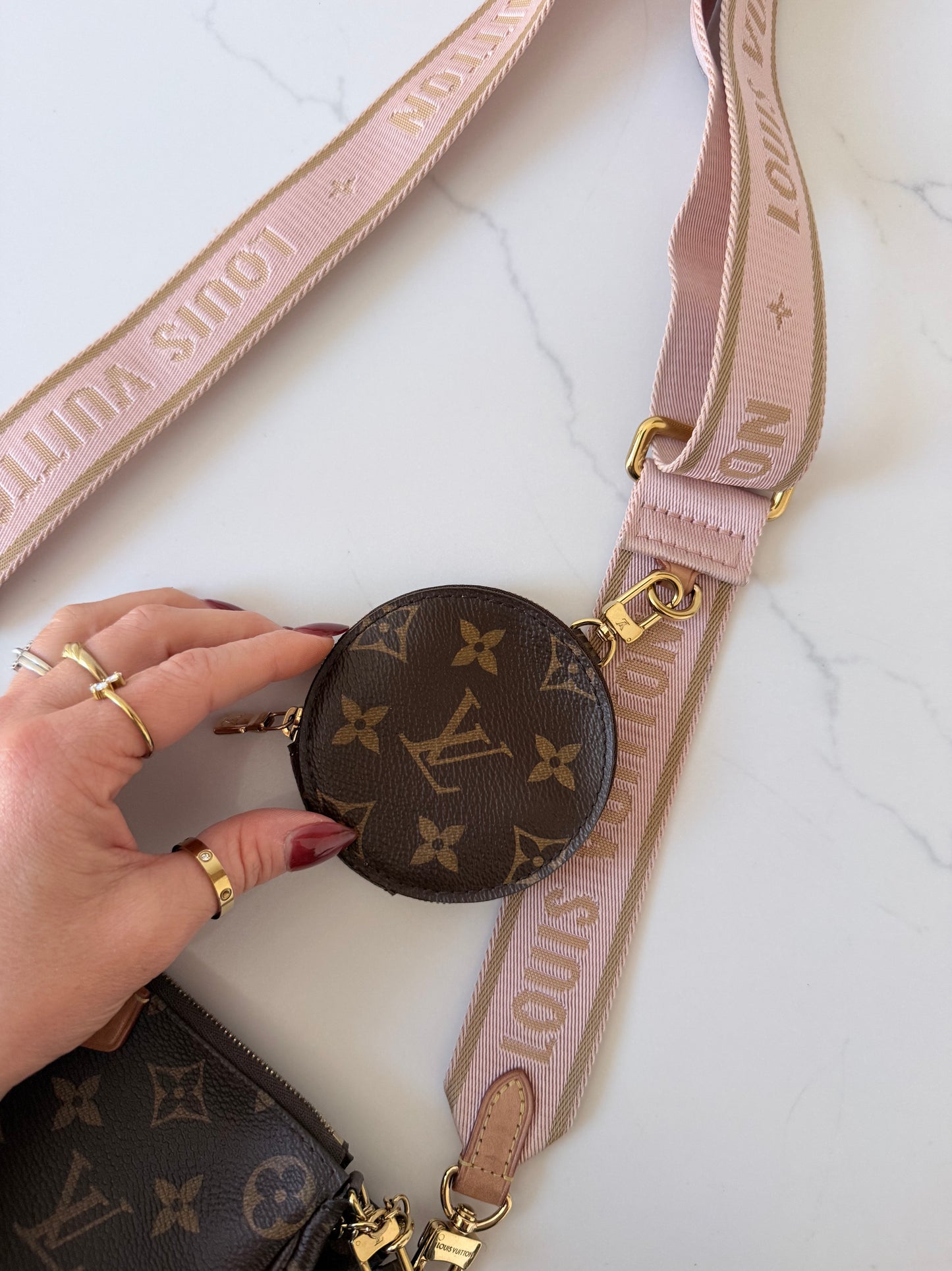 Louis Vuitton Multi Pochette Accessoires Ballerine Pink