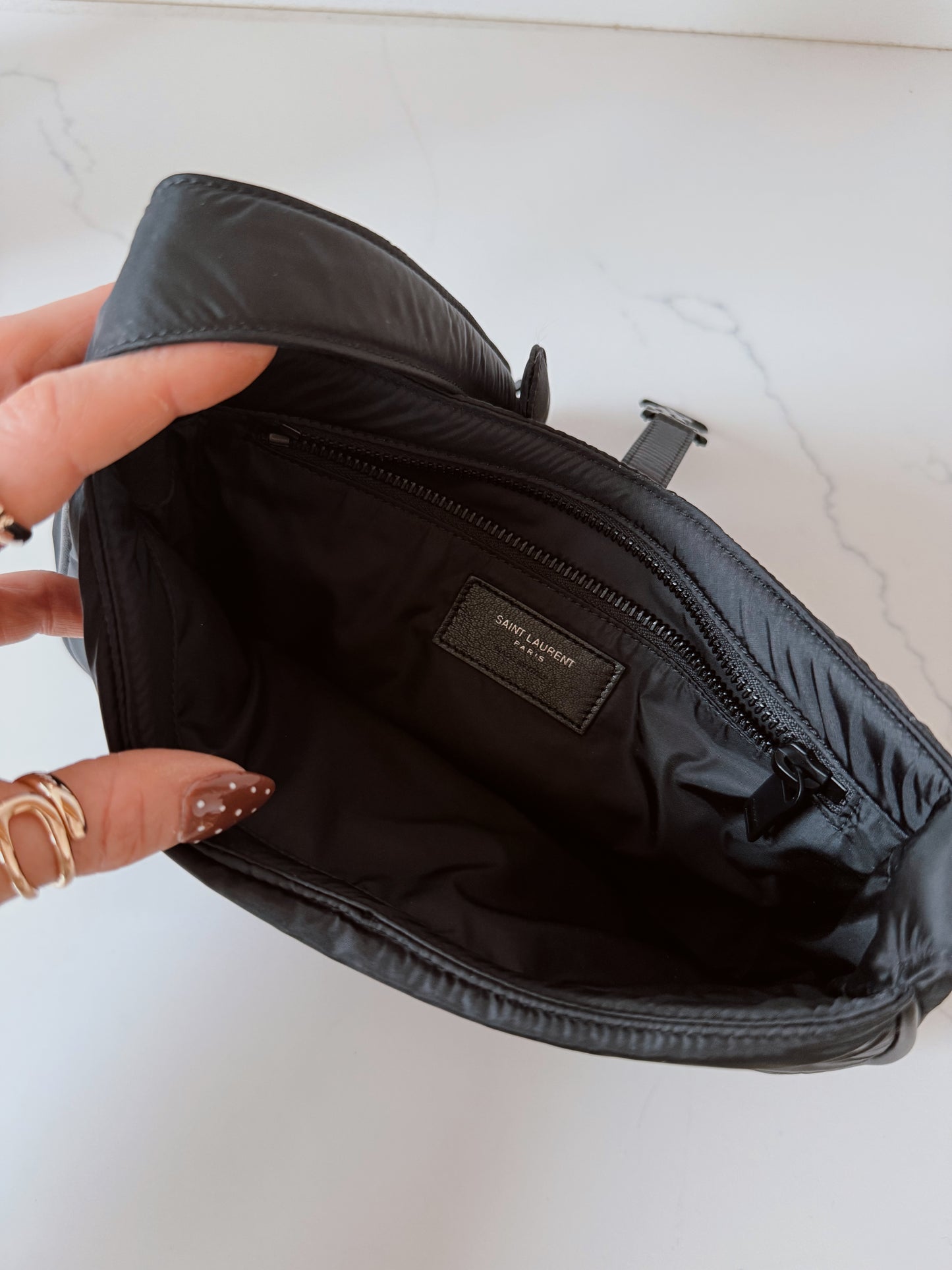 YSL Le 5 a 7 Hobo Nylon