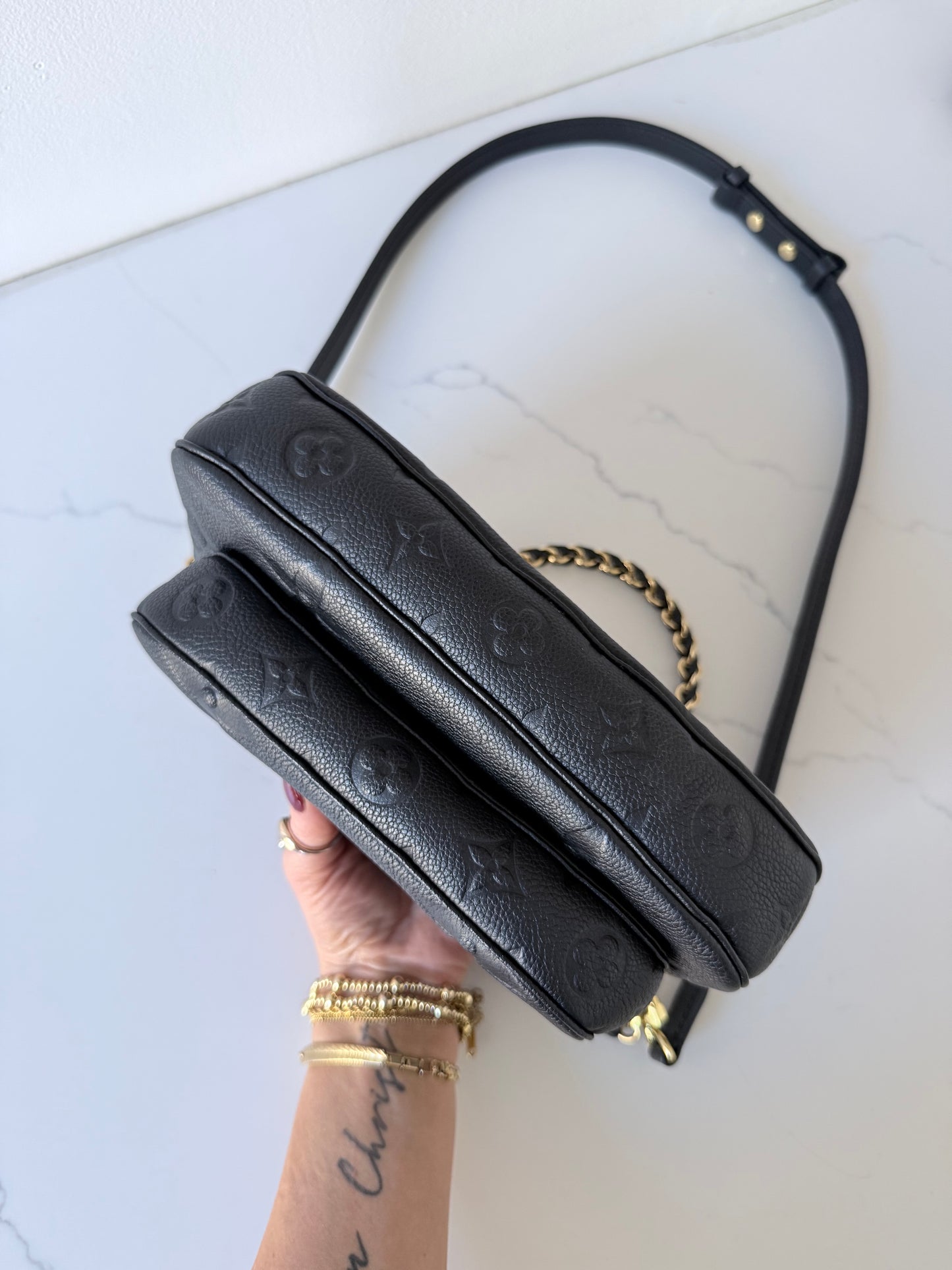 Louis Vuitton Multi Pochette Accessoires Monogram Empreinte