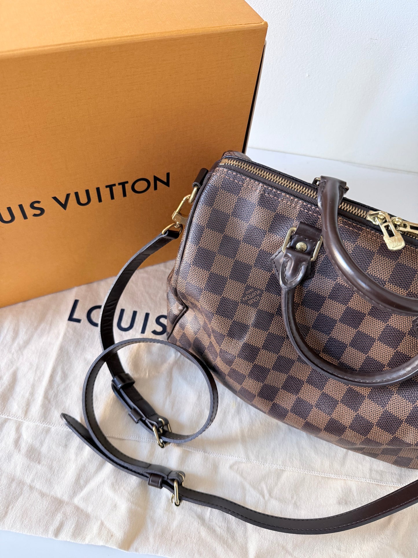 Louis Vuitton Speedy 30 Damier Ebene