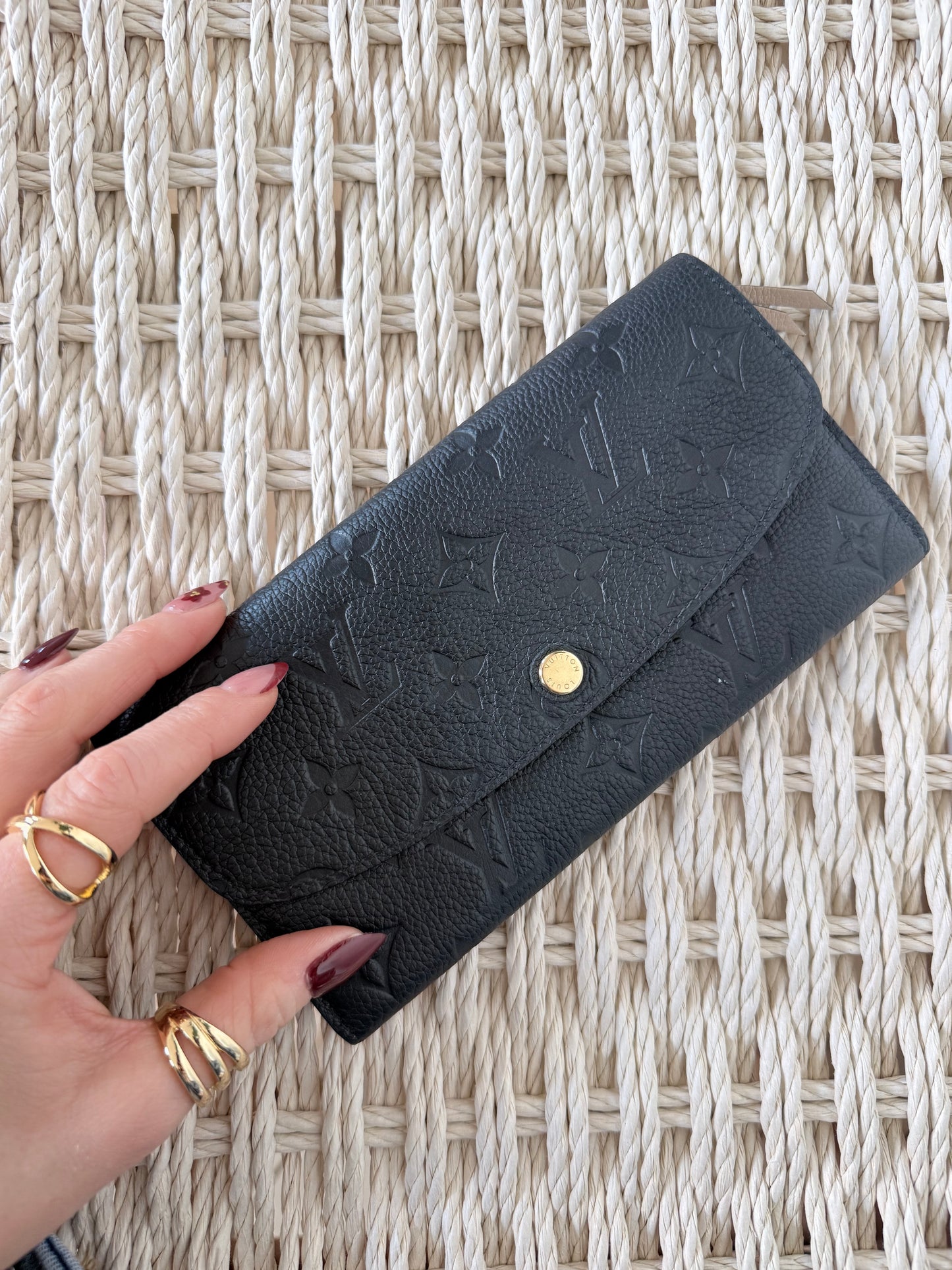 Louis Vuitton Emilie Wallet Monogram Empreinte