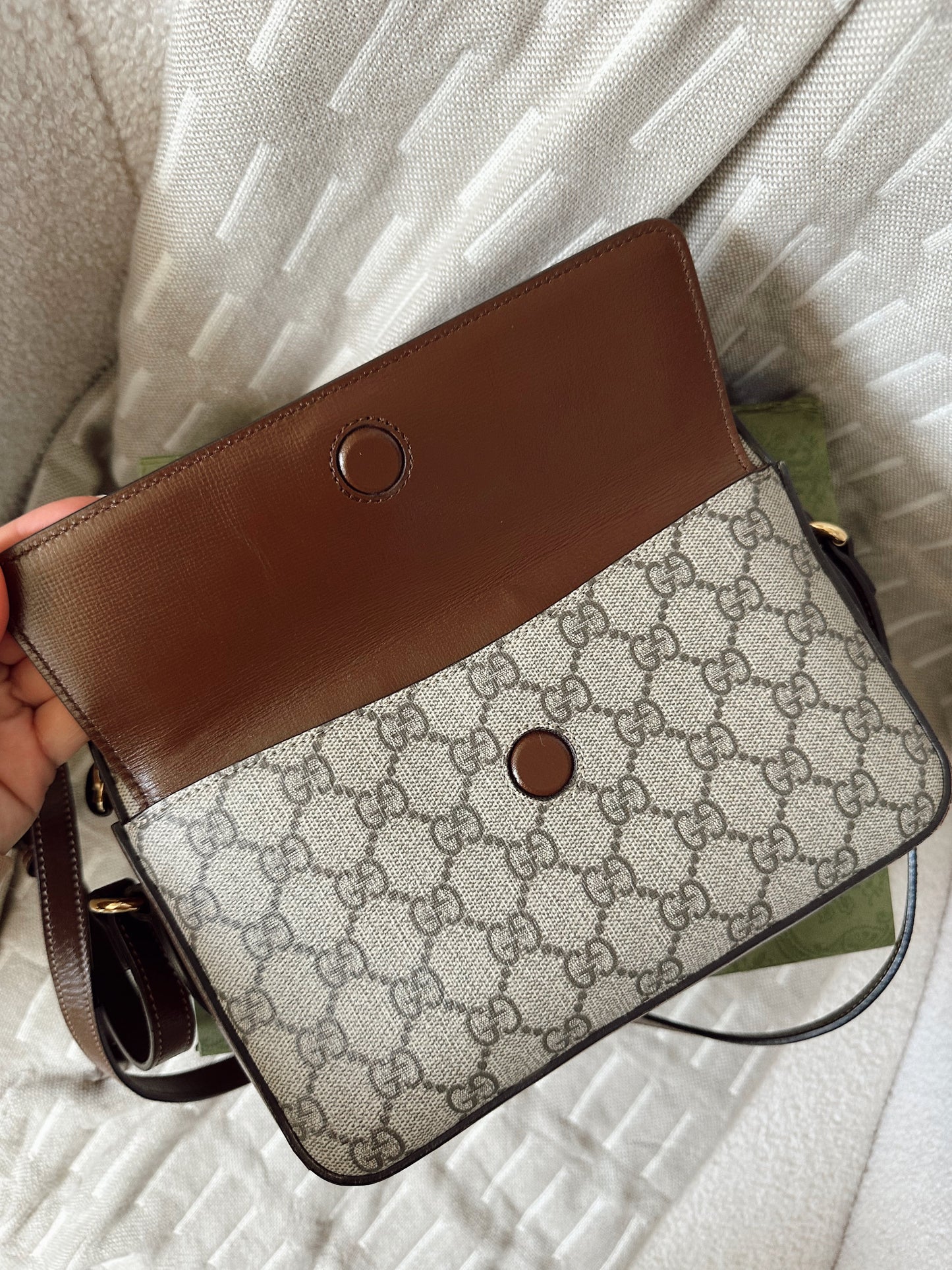 GUCCI Horsebit 1955 Shoulder Bag