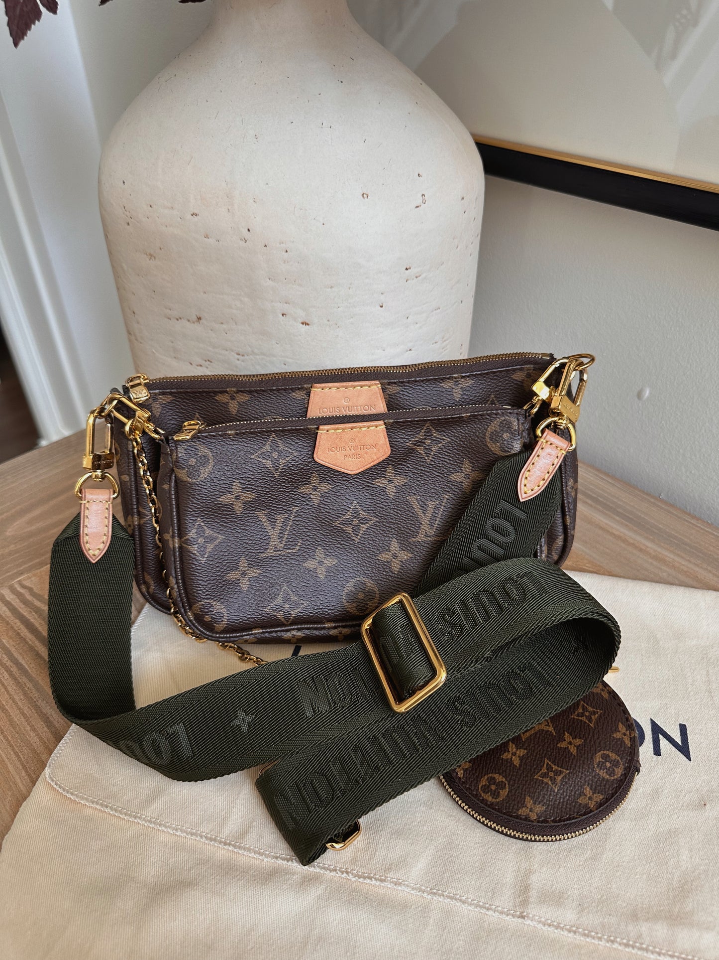 Louis Vuitton Multi Pochette Khaki