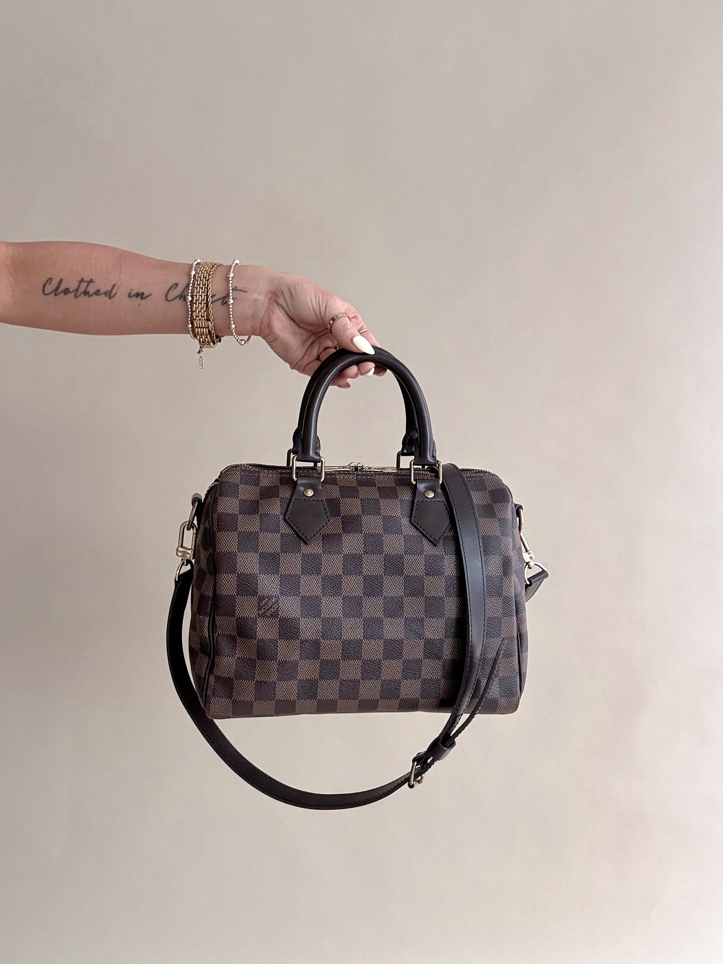 Louis Vuitton Speedy 25 Damier Ebene
