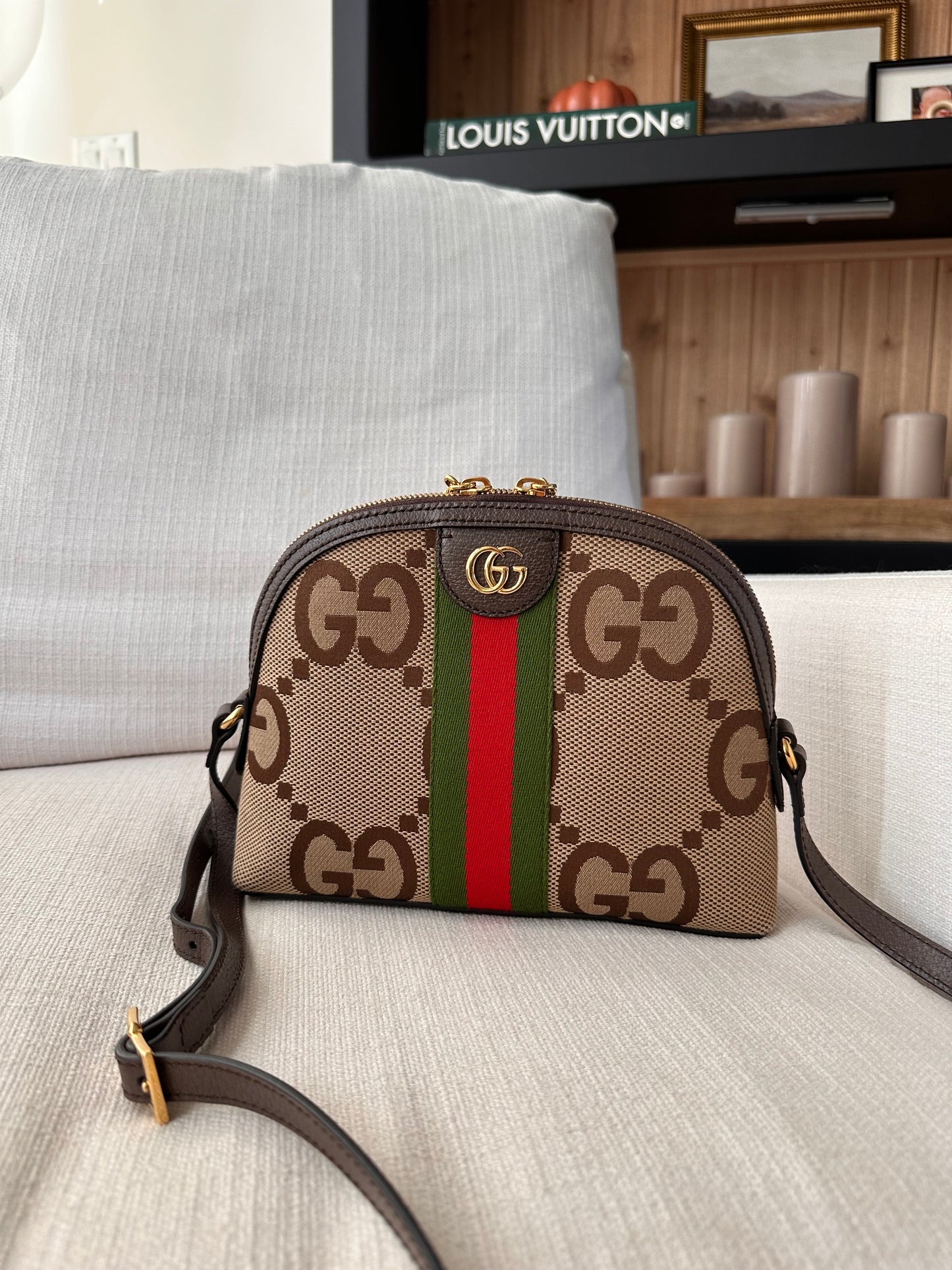 Gucci Jumbo Ophidia Dome Bag