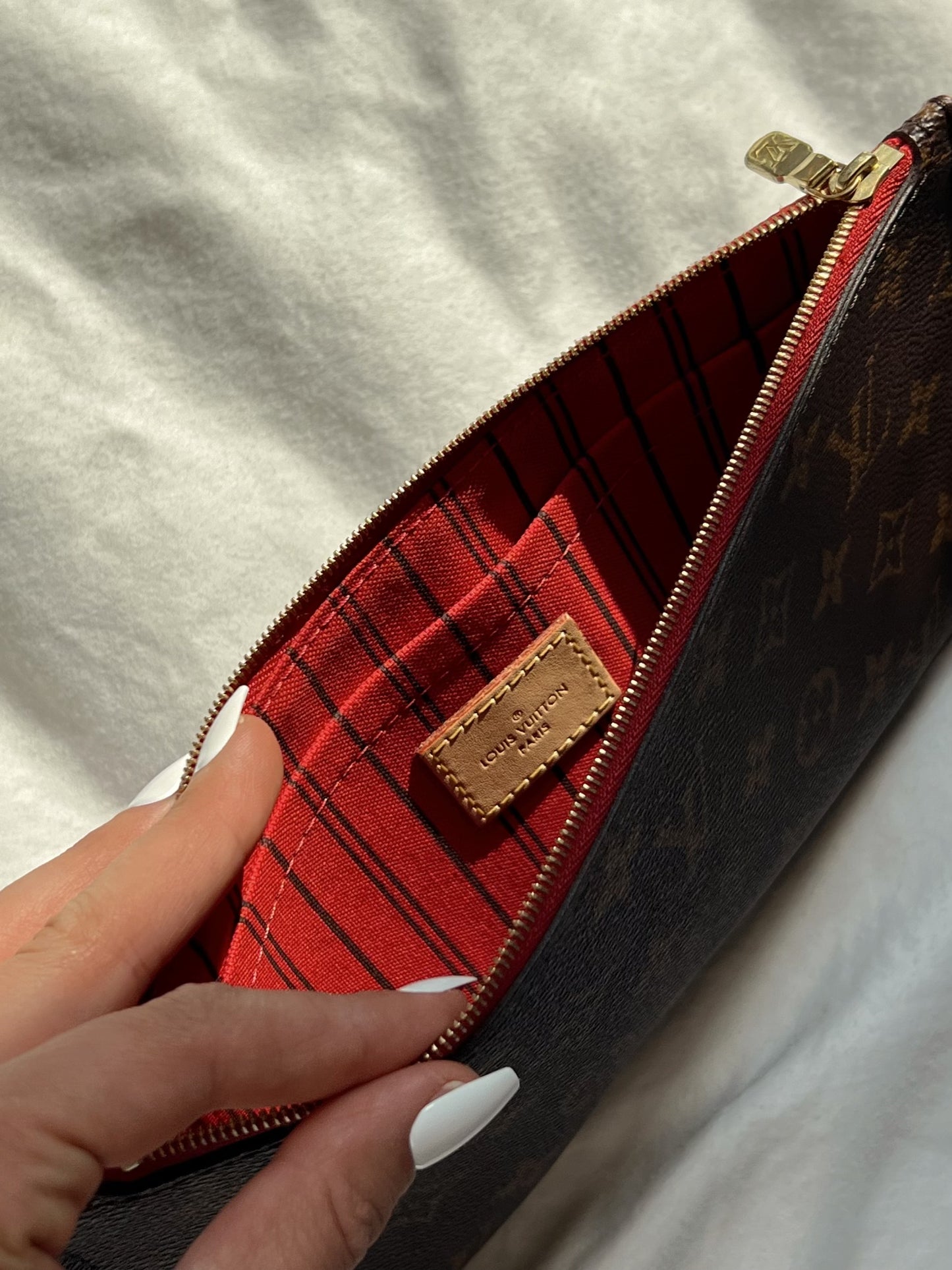 Louis Vuitton Monogram Wristlet Cherry