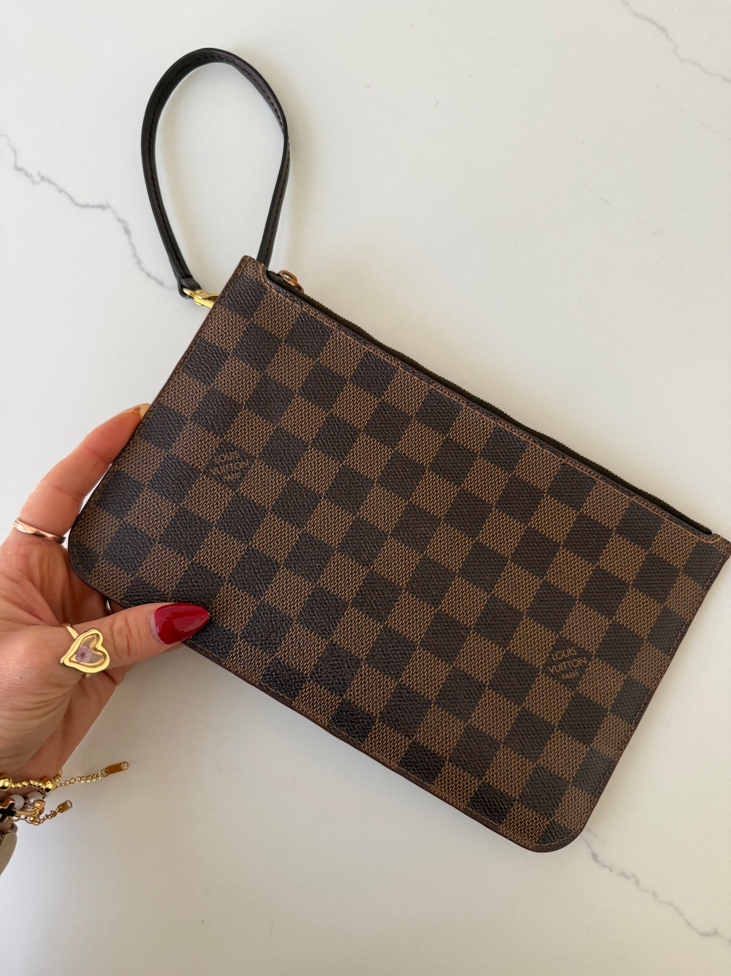 Louis Vuitton Damier Ebene Wristlet