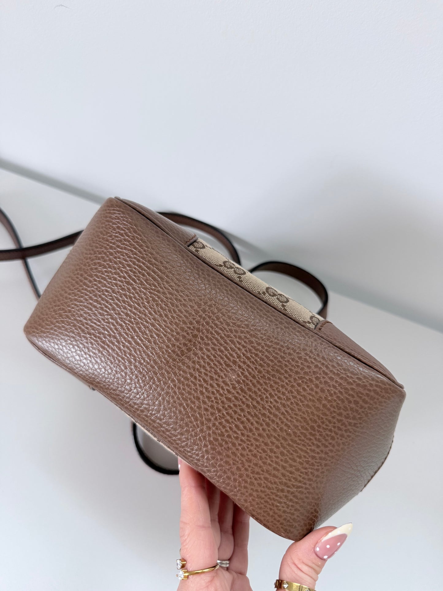 Gucci Small GG Canvas Bree Satchel