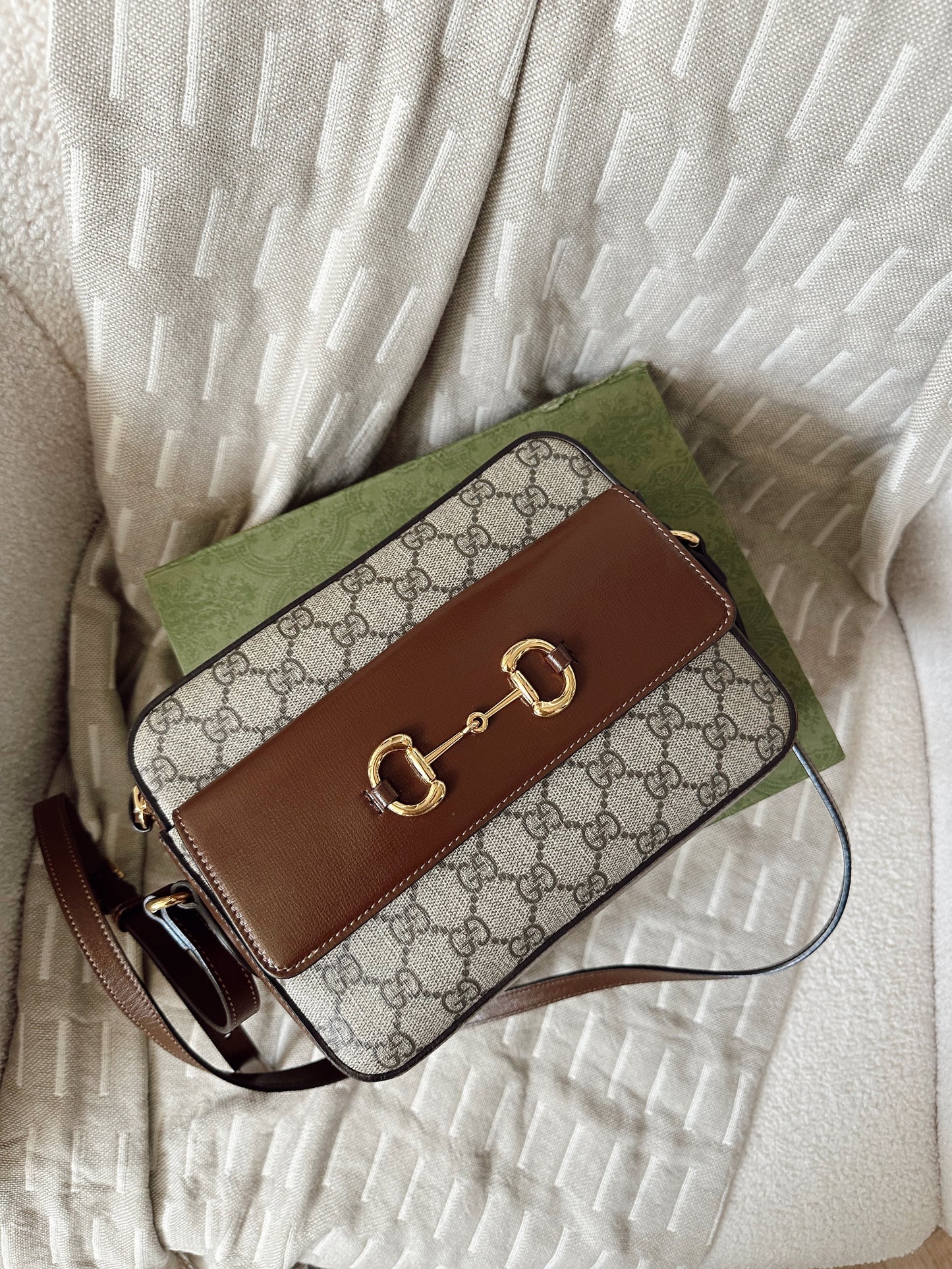 GUCCI Horsebit 1955 Shoulder Bag
