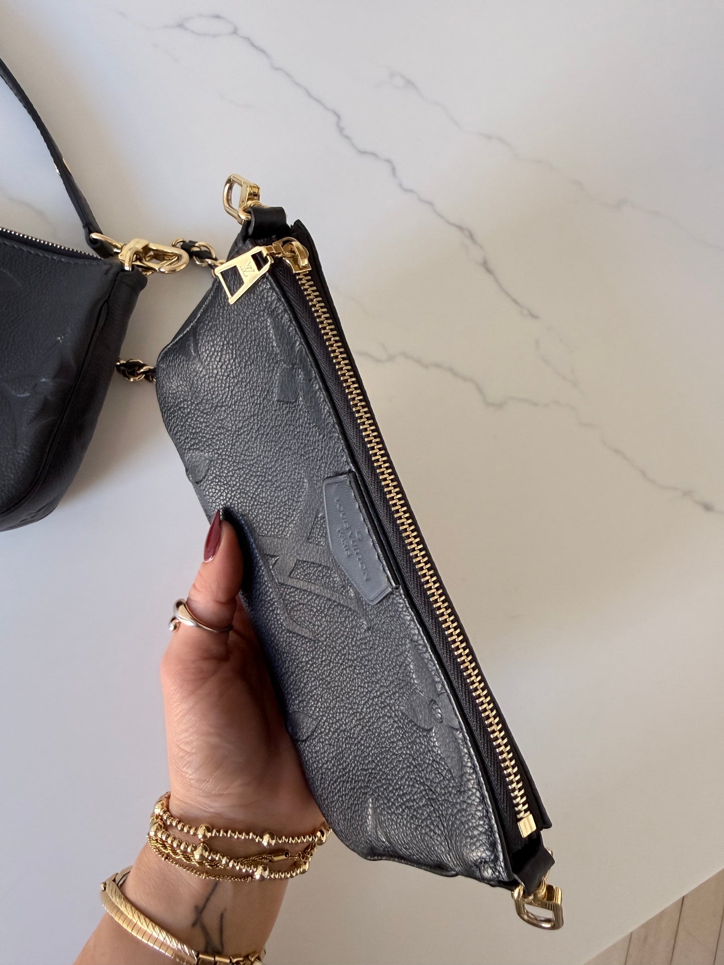 Louis Vuitton Multi Pochette Accessoires Monogram Empreinte