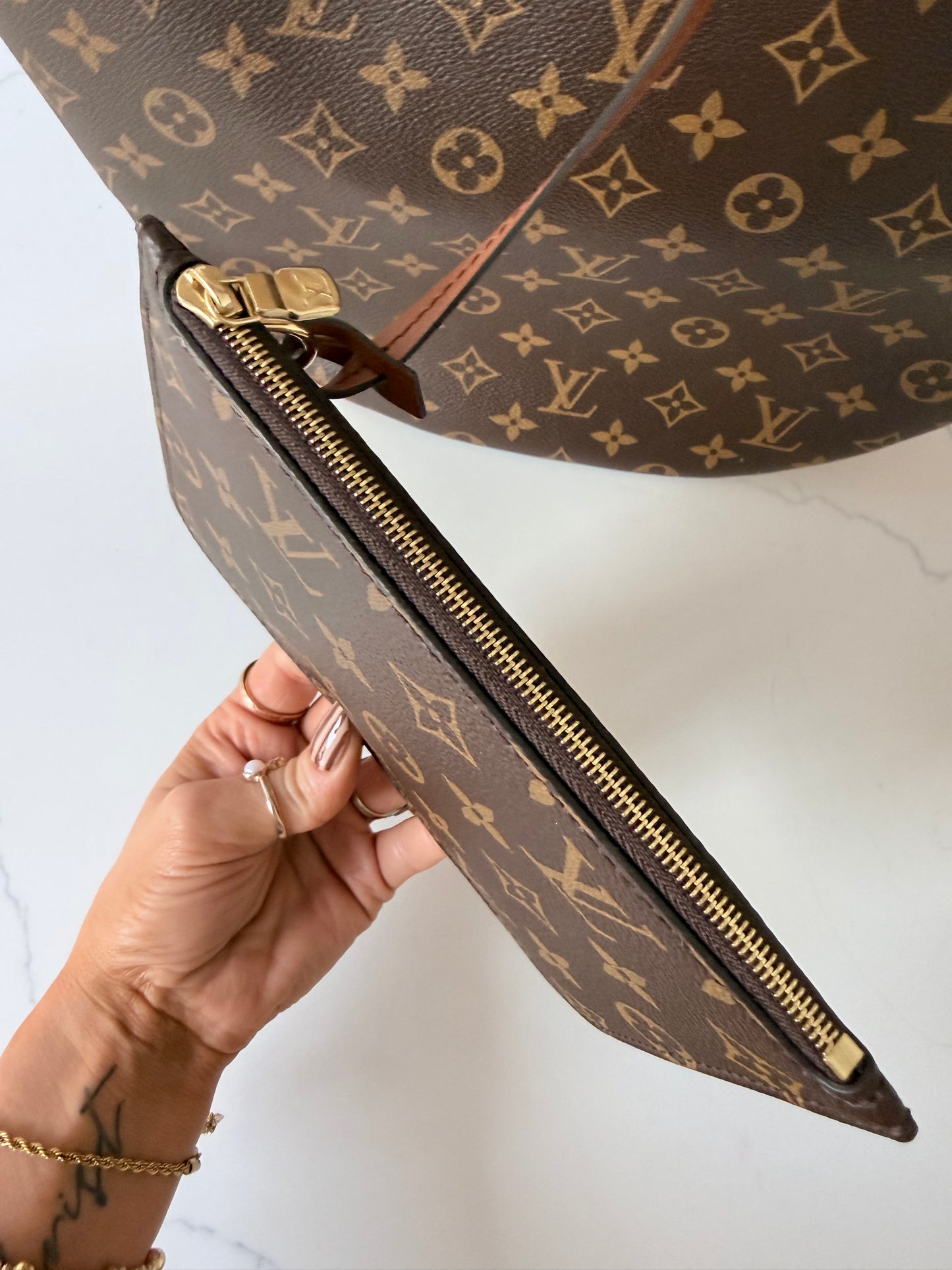 Louis Vuitton Loop Hobo Reverse Monogram Canvas