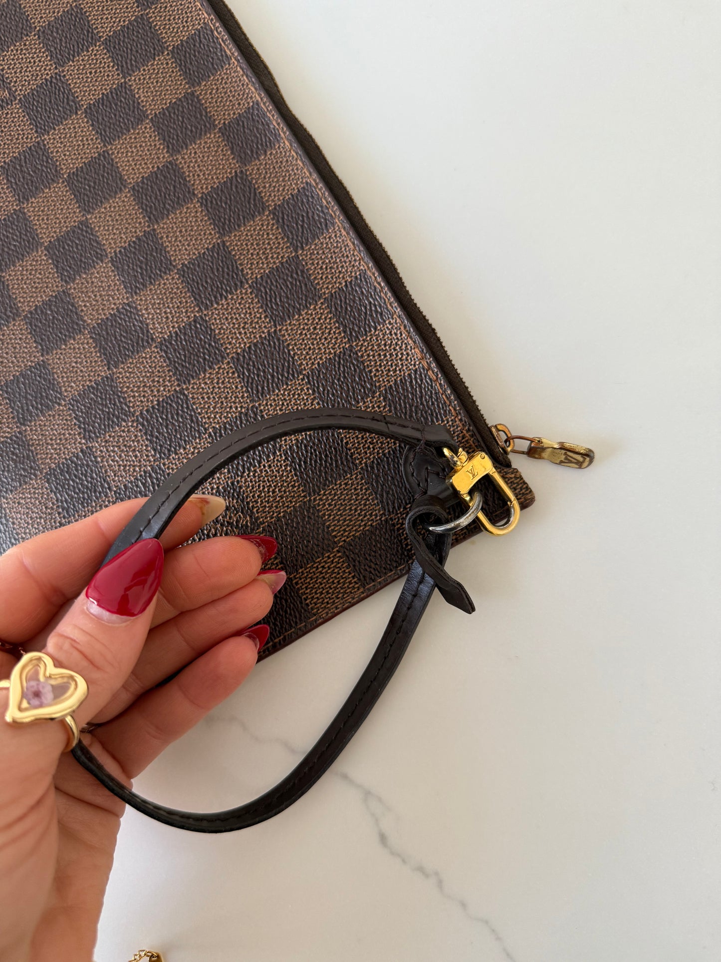 Louis Vuitton Damier Ebene Wristlet