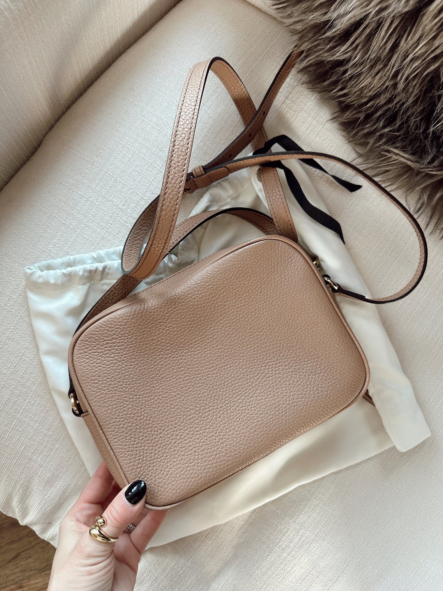 Gucci Beige Soho Disco Bag