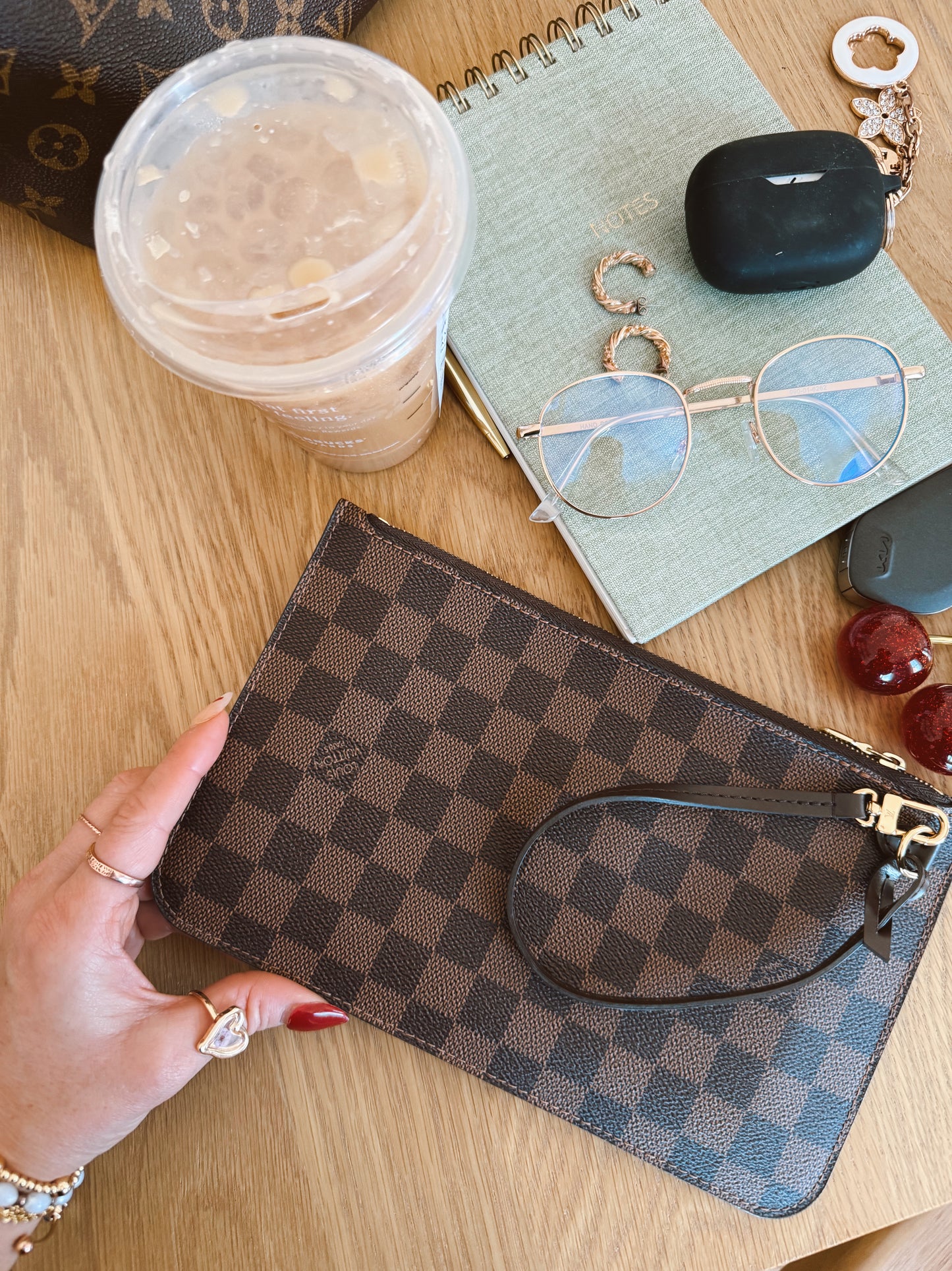Louis Vuitton Damier Ebene Wristlet