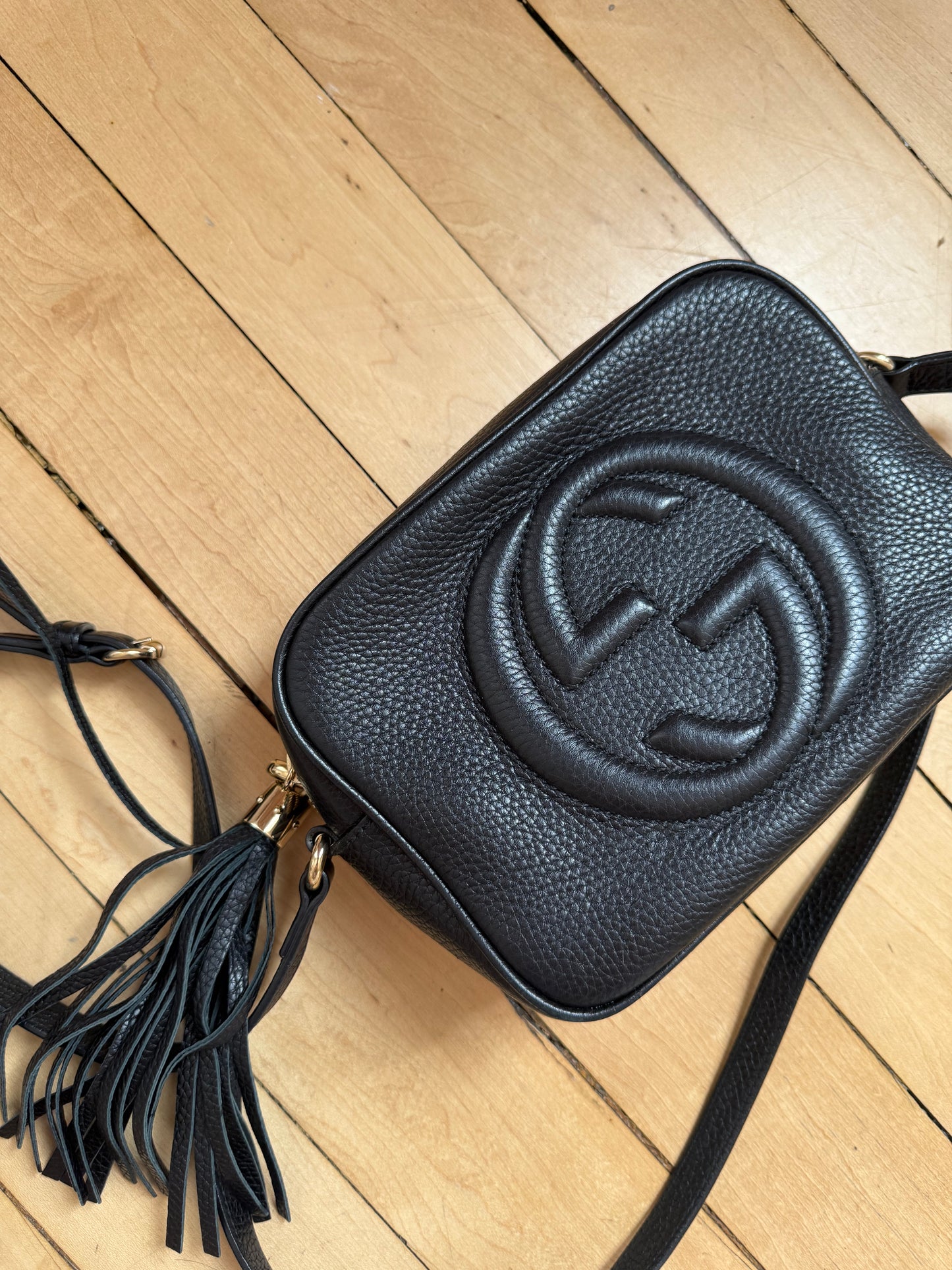 Gucci Leather Disco Crossbody