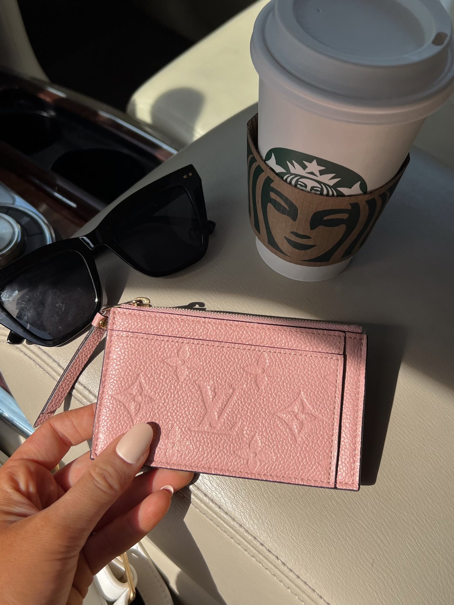 Louis Vuitton Rose Ballerine Card Holder