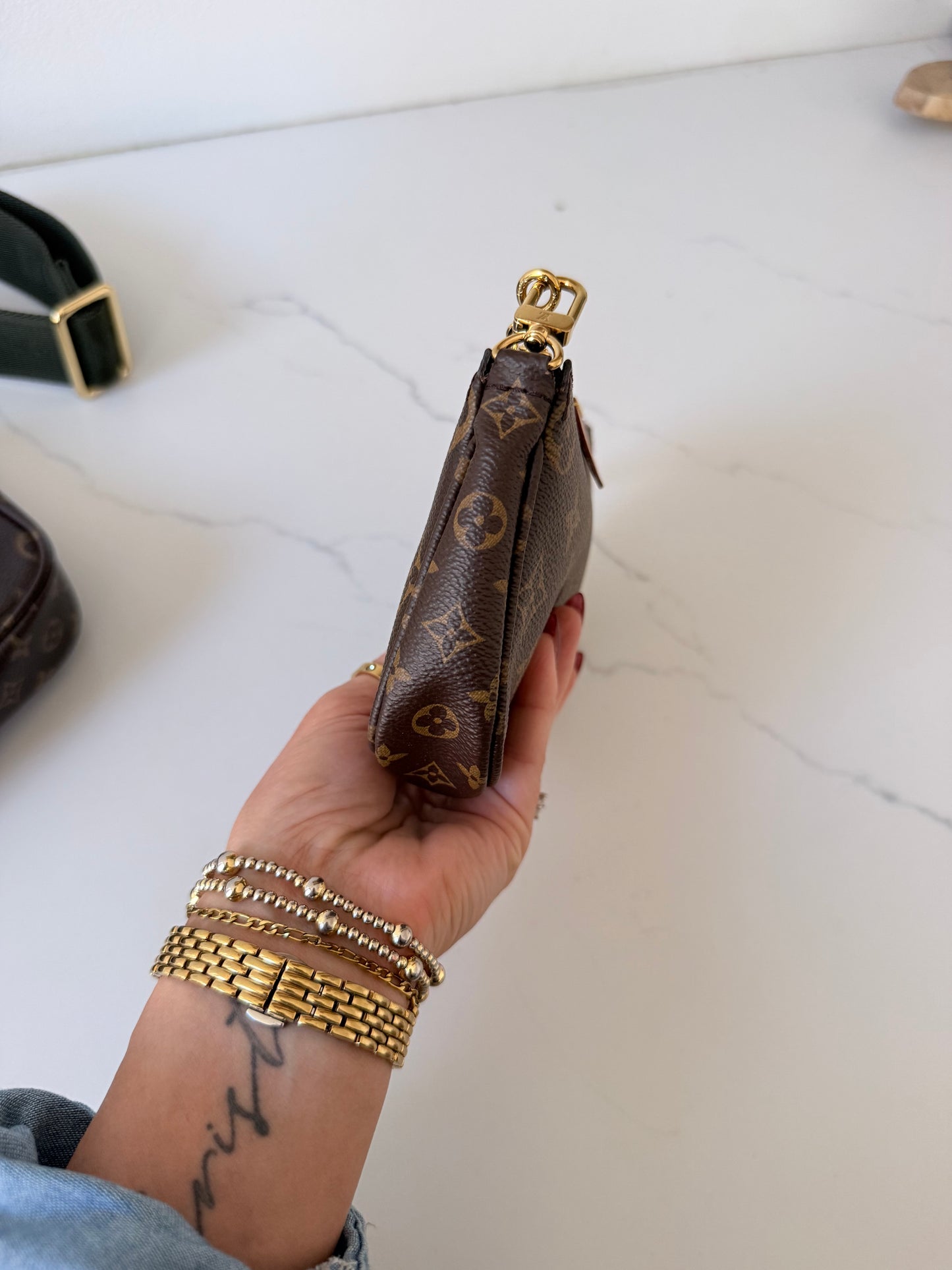 Louis Vuitton Multi Pochette Accessoires Kaki