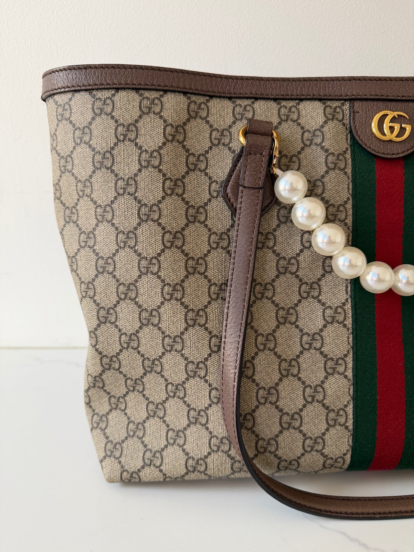 Gucci Ophidia GG Supreme Medium Canvas Tote