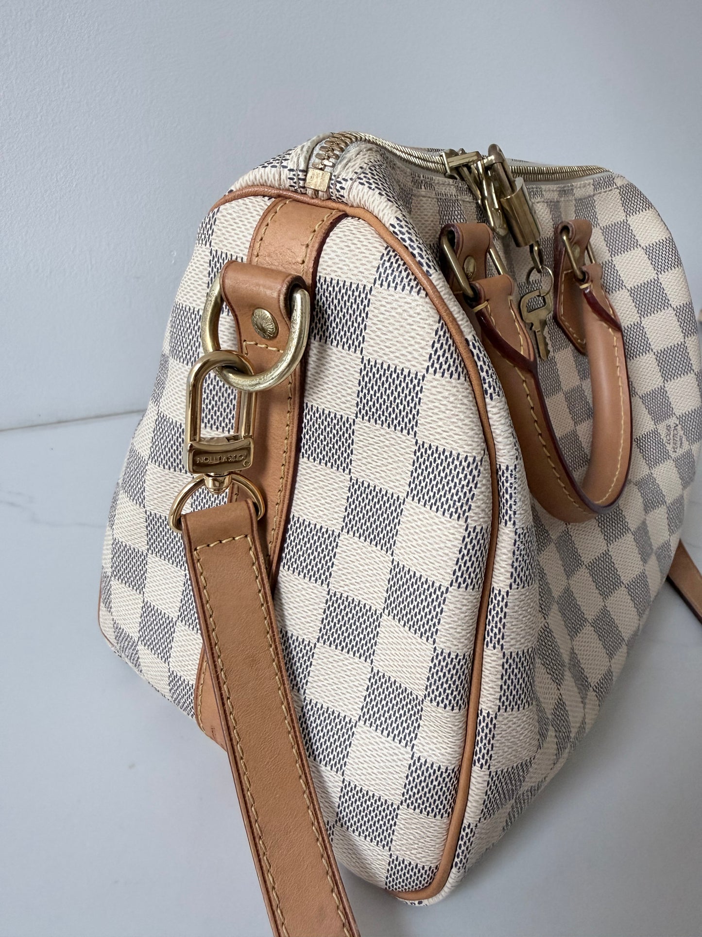 Louis Vuitton Speedy Bandouliere 25 Azur