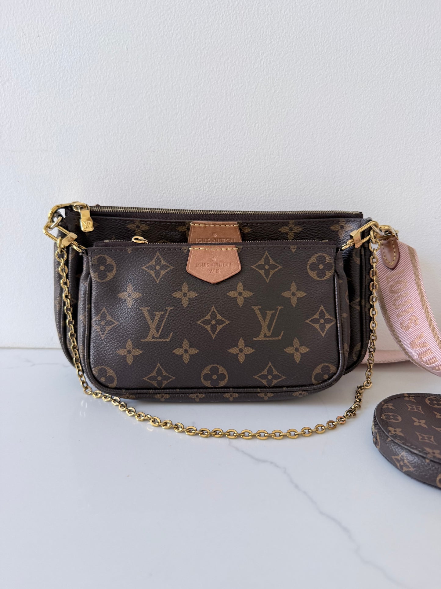 Louis Vuitton Multi Pochette Accessoires Ballerine Pink