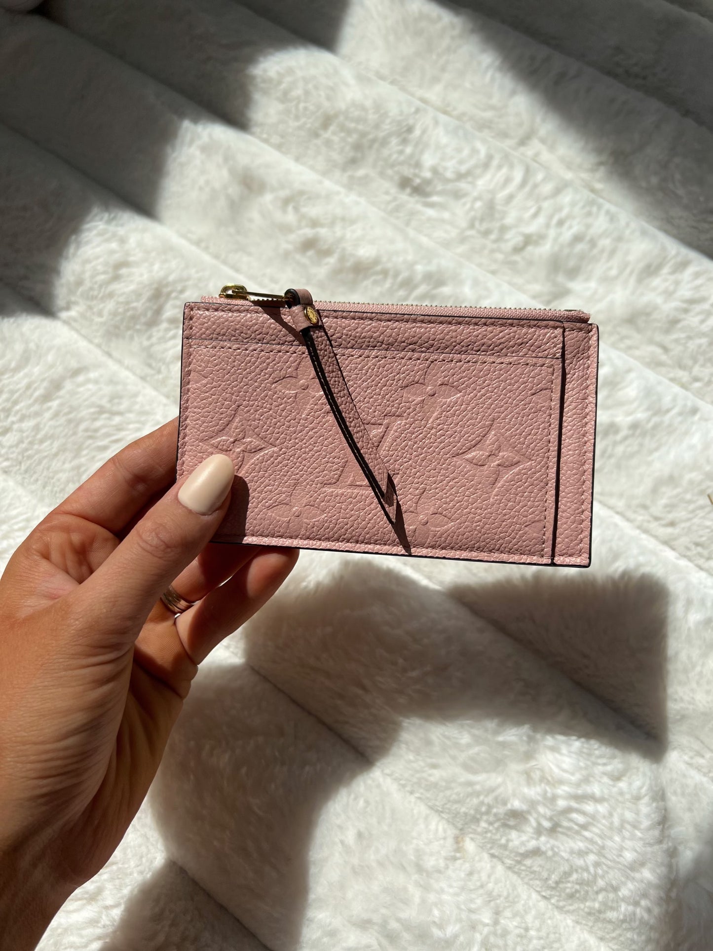 Louis Vuitton Rose Ballerine Card Holder