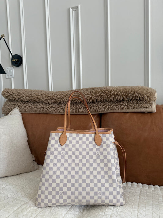 Louis Vuitton Neverful GM Azur Rose