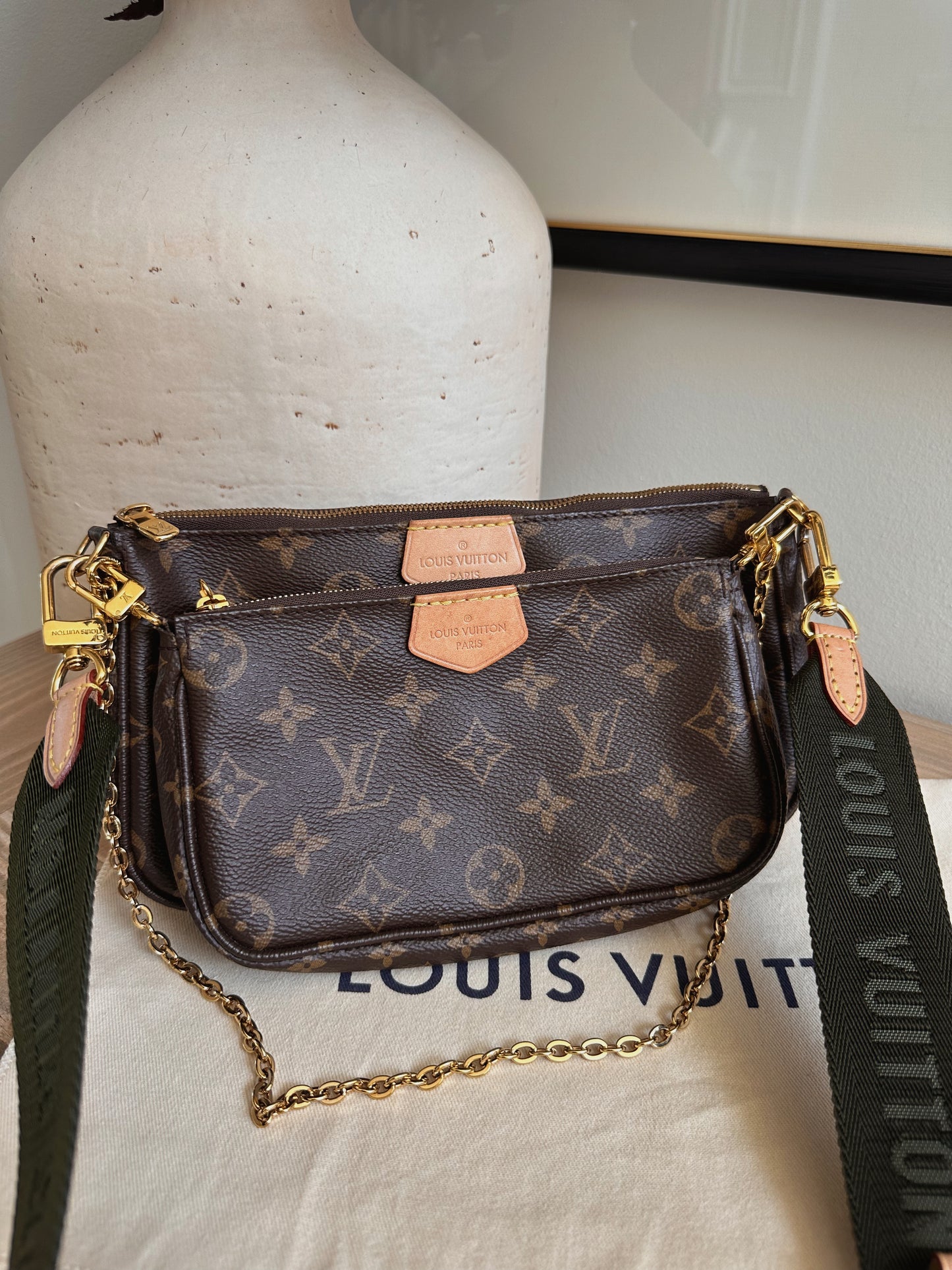 Louis Vuitton Multi Pochette Khaki