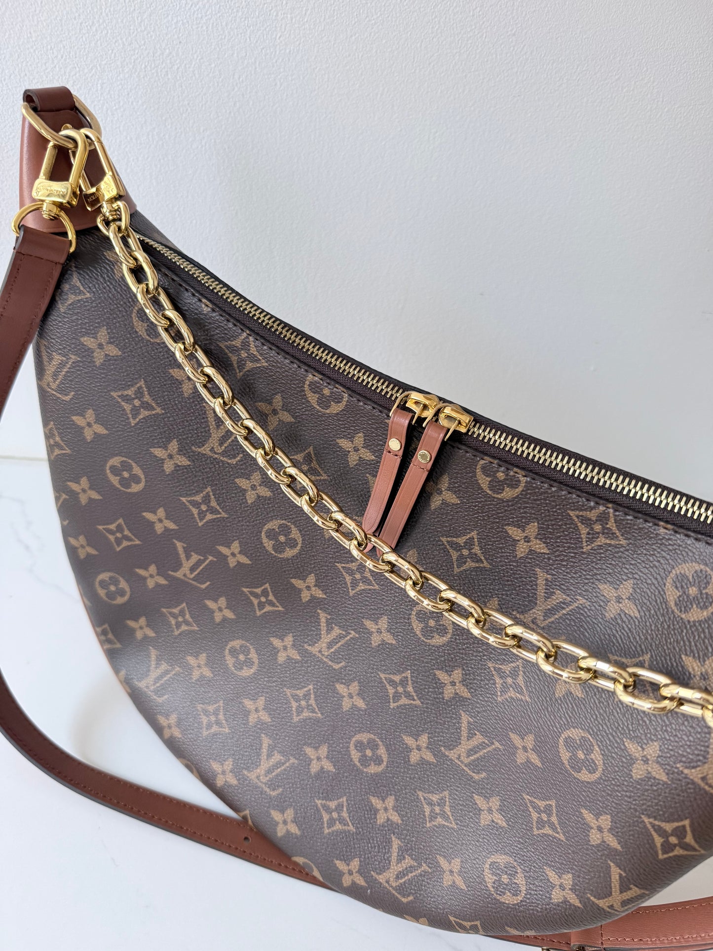 Louis Vuitton Loop Hobo Reverse Monogram Canvas