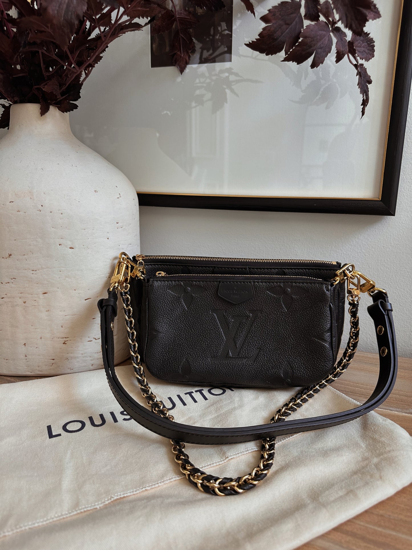 Louis Vuitton Multi Pochette Monogram Empreinte