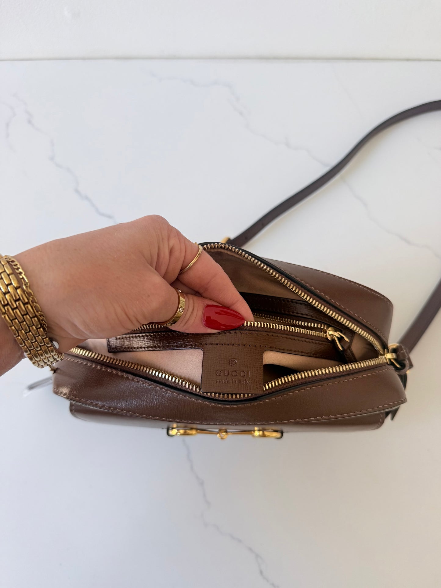GUCCI Horsebit 1955 Shoulder Bag