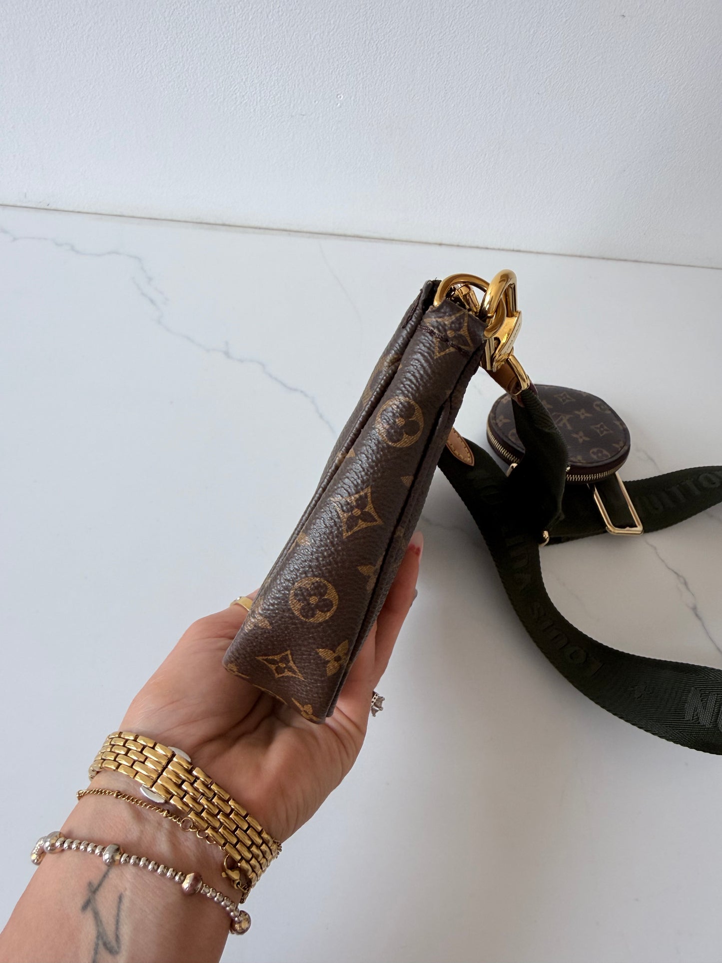 Louis Vuitton Multi Pochette Accessoires Kaki