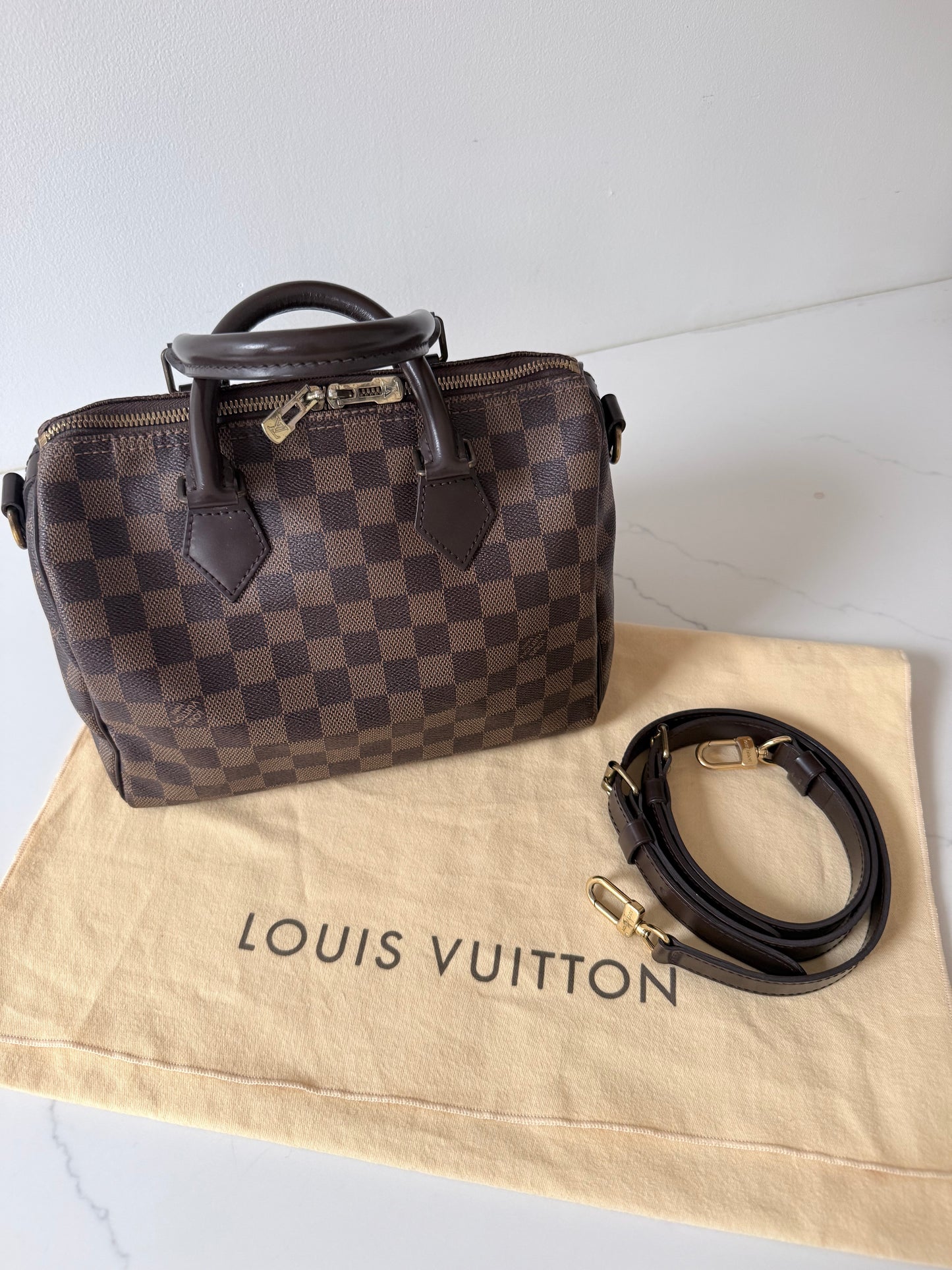 Louis Vuitton Speedy 25 Damier Ebene
