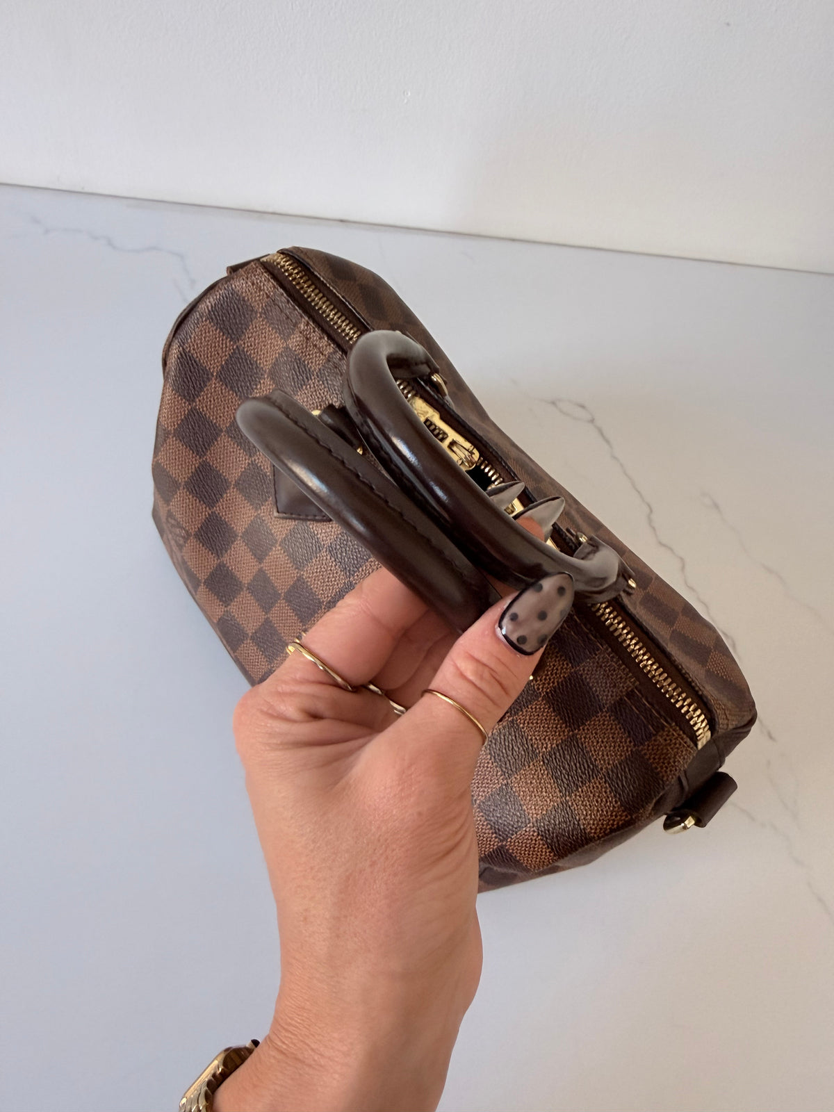 Louis Vuitton Speedy Bandoulière 25 Damier Ebene